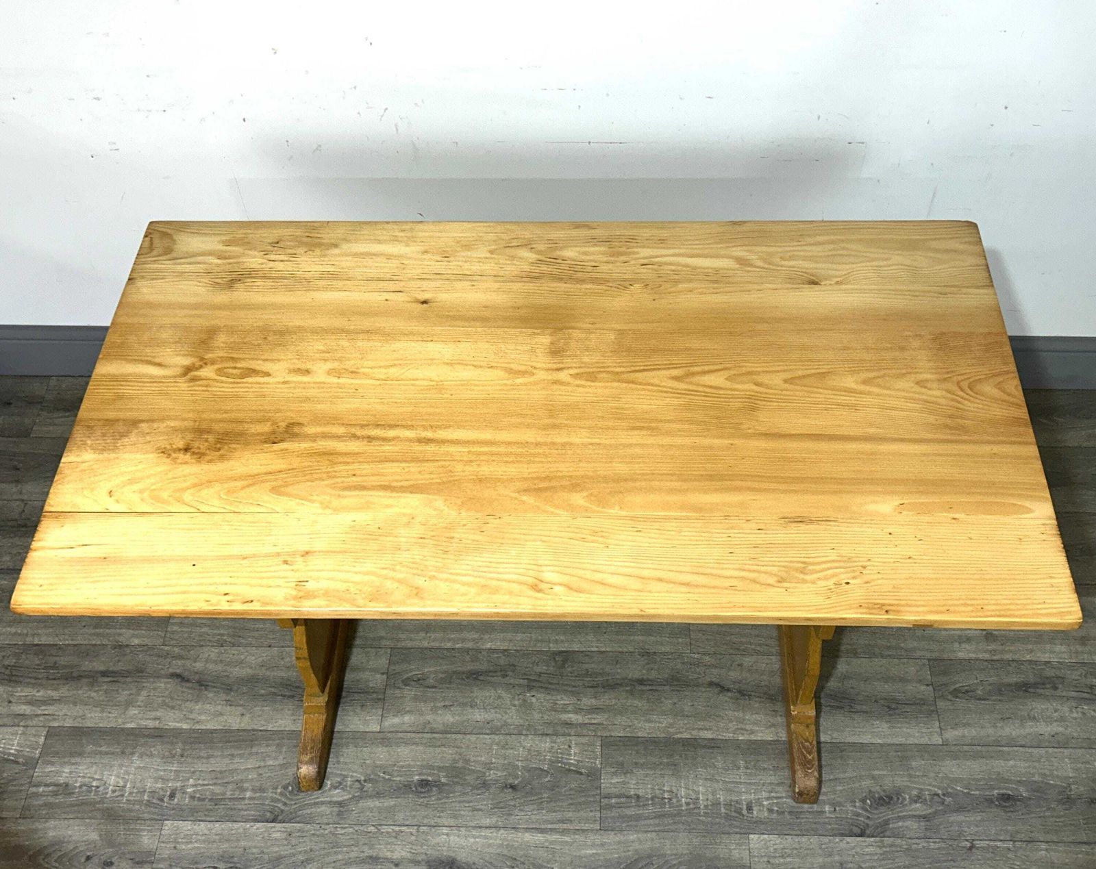 Fabulous Brutalist Polish Pine Dining Suite Josef Kulon Przelom Capelia 1960's. photo furniture