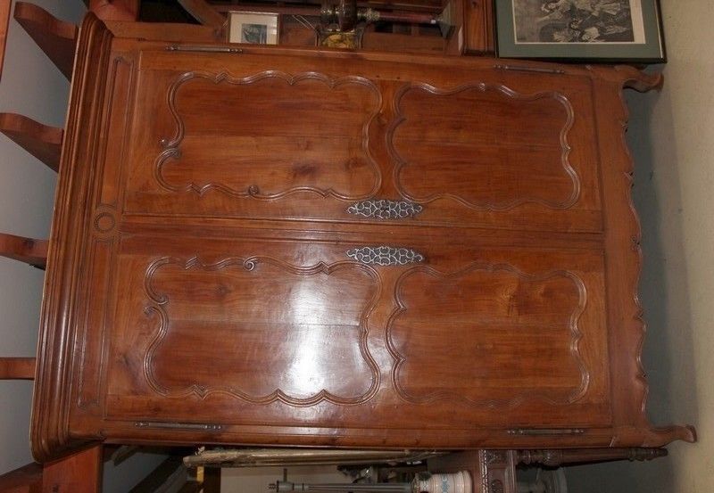 Wardrobe Regency / Louis XV Cherry 18th