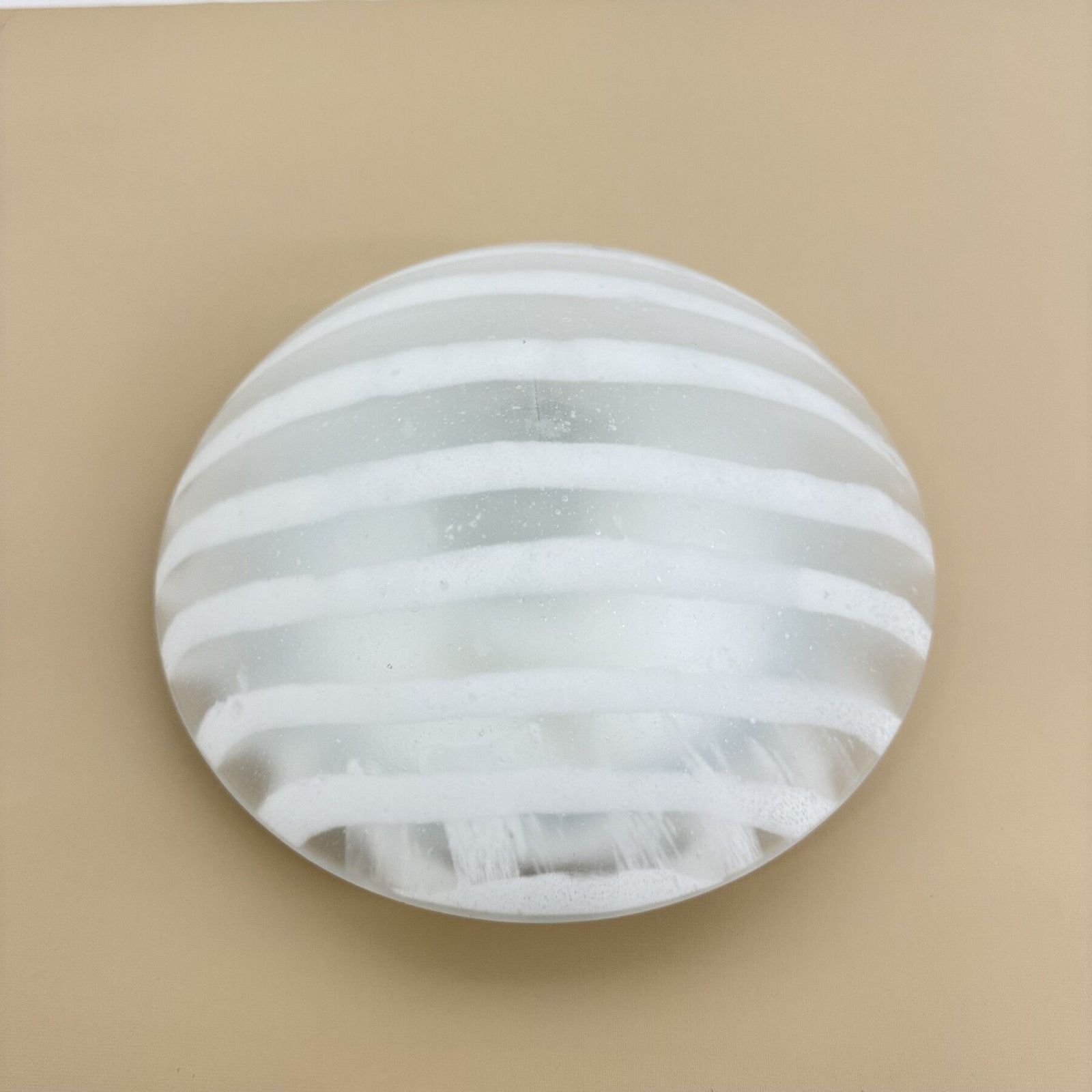 Peil & Putzler glazen plafondlamp / wandlamp 'Zebra', jaren 1970, Duitsland photo buy