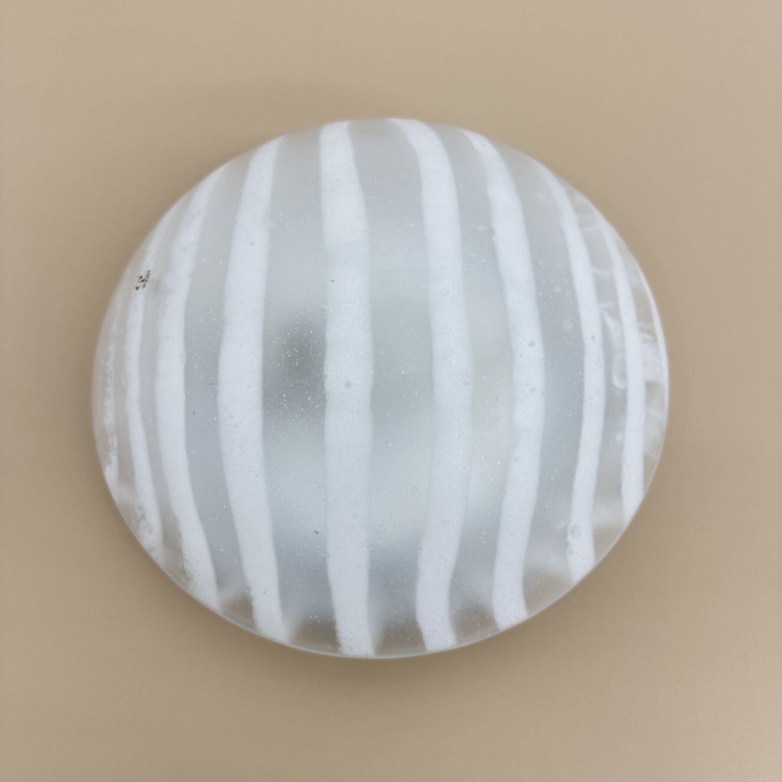 photo furniture Peil & Putzler Glazen Plafondlamp / Wandlamp 'Zebra', Jaren 1970, Duitsland