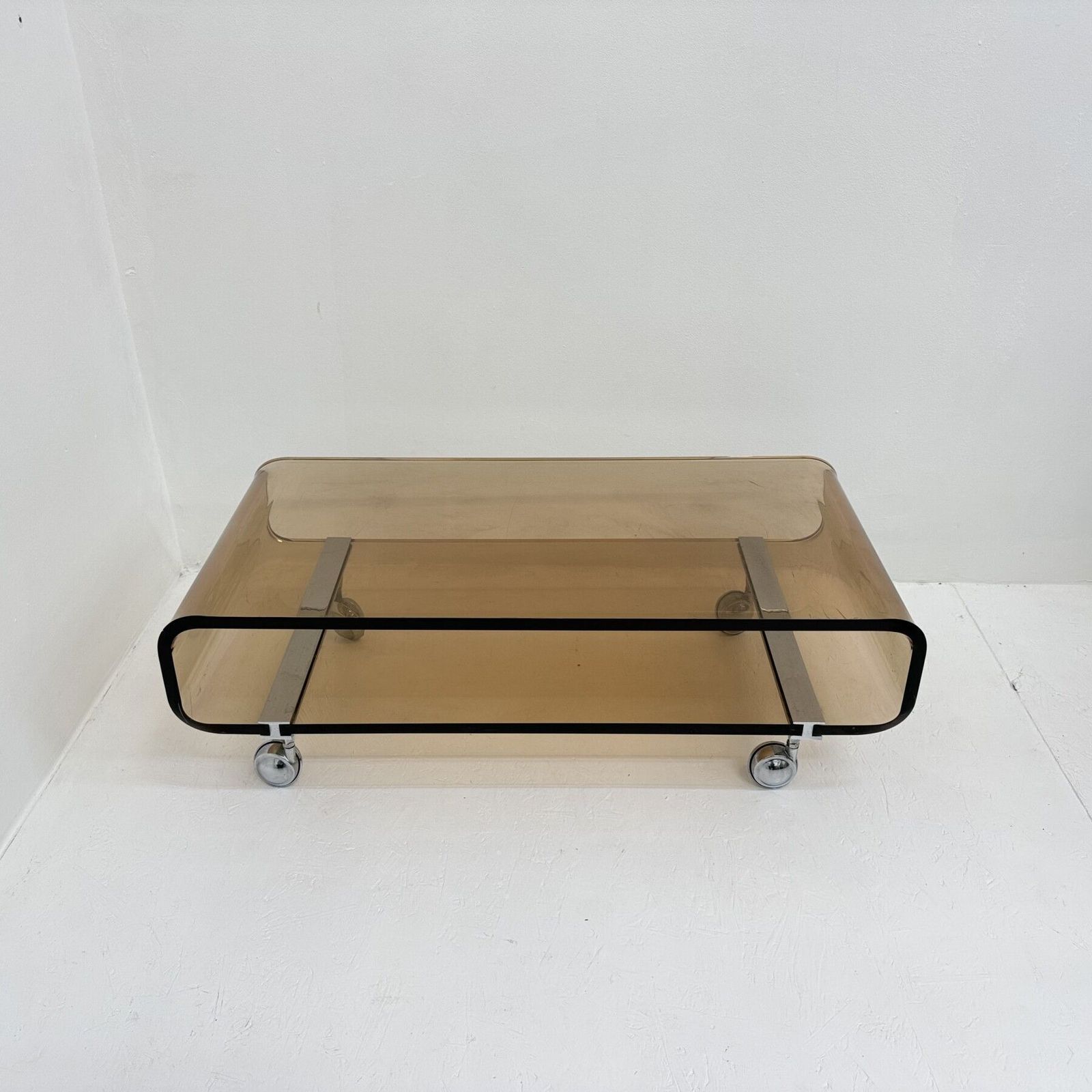 Mid Century Plexiglas Design Salontafel Van Michel Dumas Voor Roche Bobois, 1972 photo buy