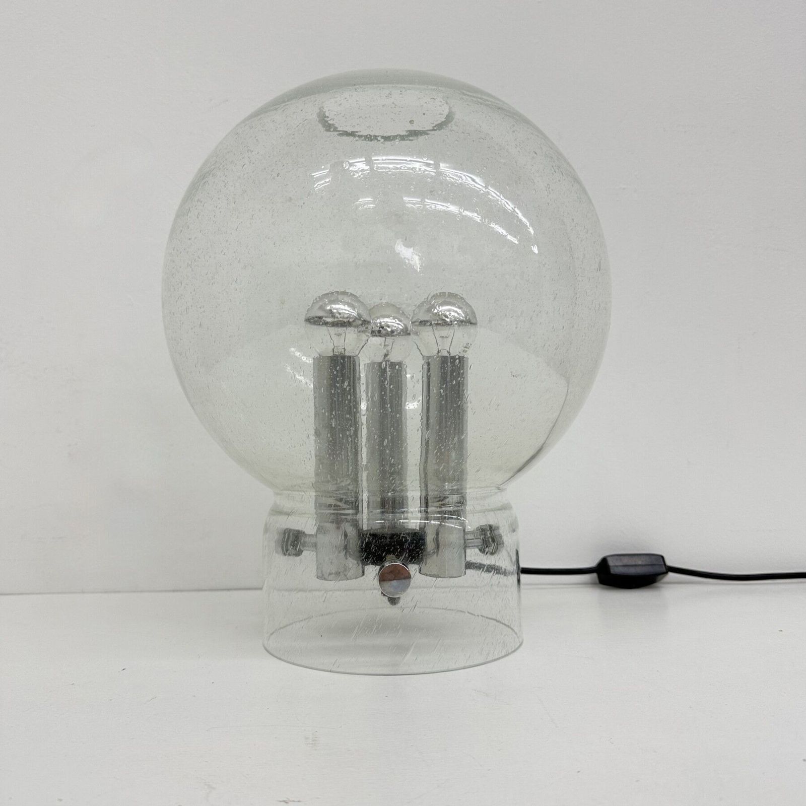 Limburg Glashütte glazen tafellamp, jaren 1970 photo Verlichting