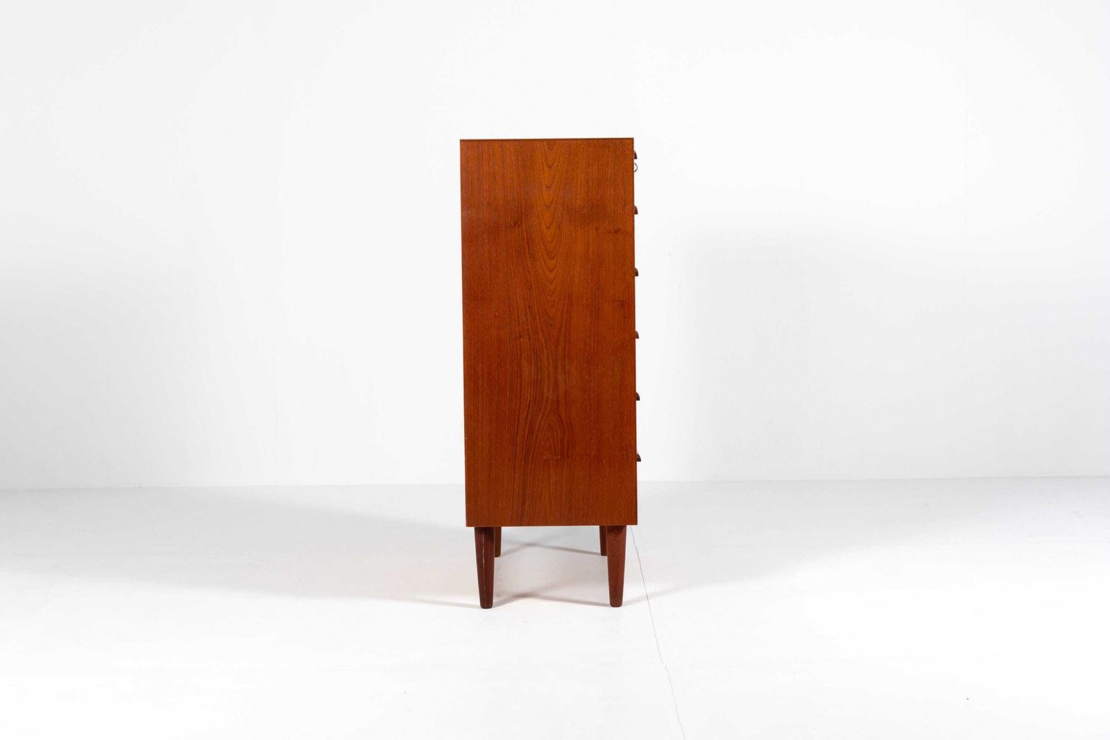 photo furniture Vintage 1960s Teak Tallboy Chest Of Six Drawers, Denmark
