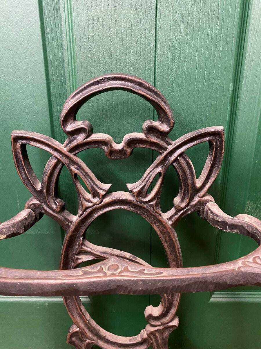 Antique Scottish Cast Iron Black Umbrella Stand photo for sale