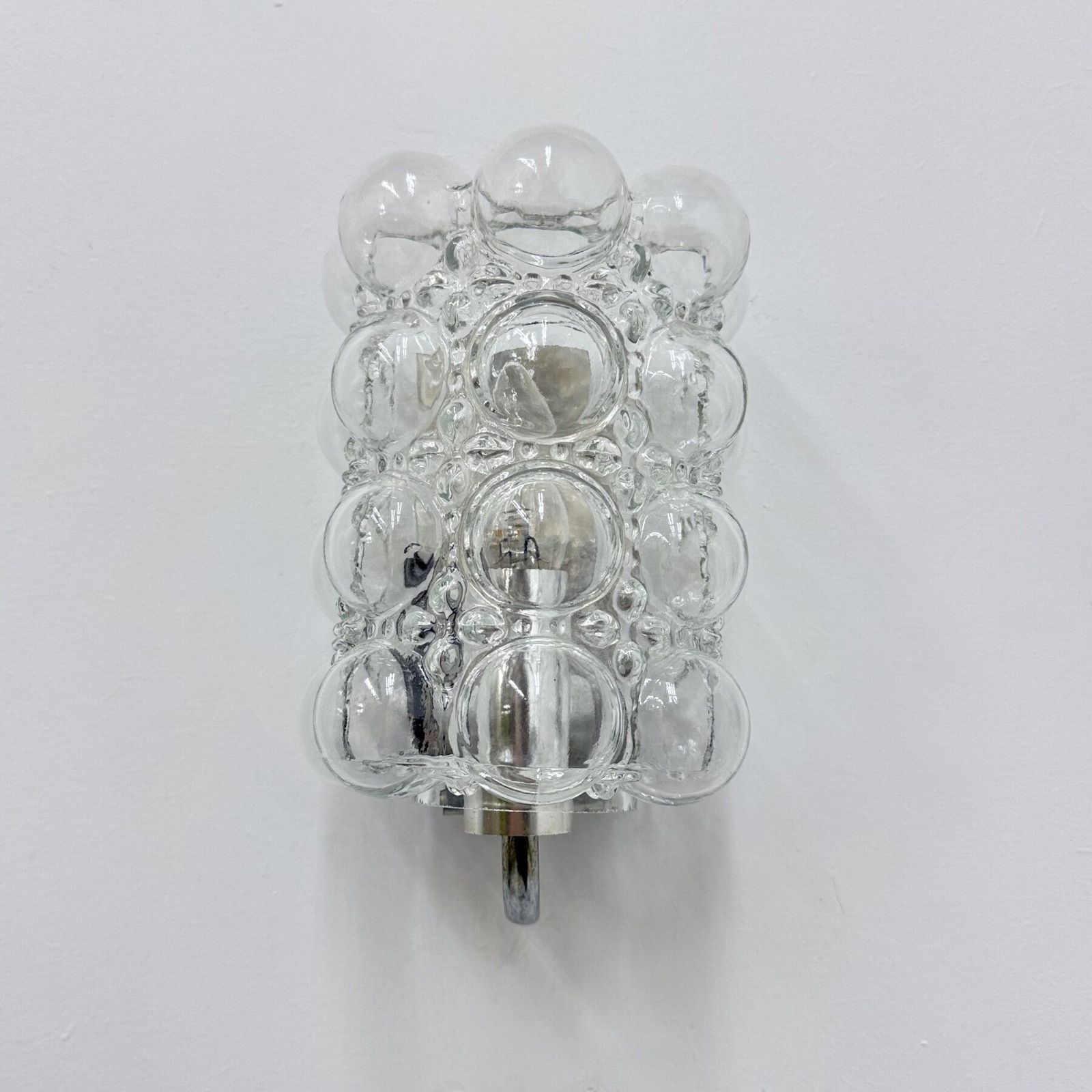 photo furniture Set Of 2 Bubble Glass Wall Lamp Sconce By Helena Tynell For Limburg, Germany, 1970s