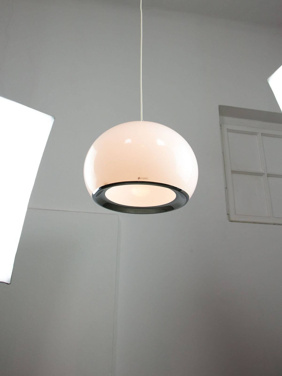Space Age Bud Pendant From Guzzini, 1960s photo furniture