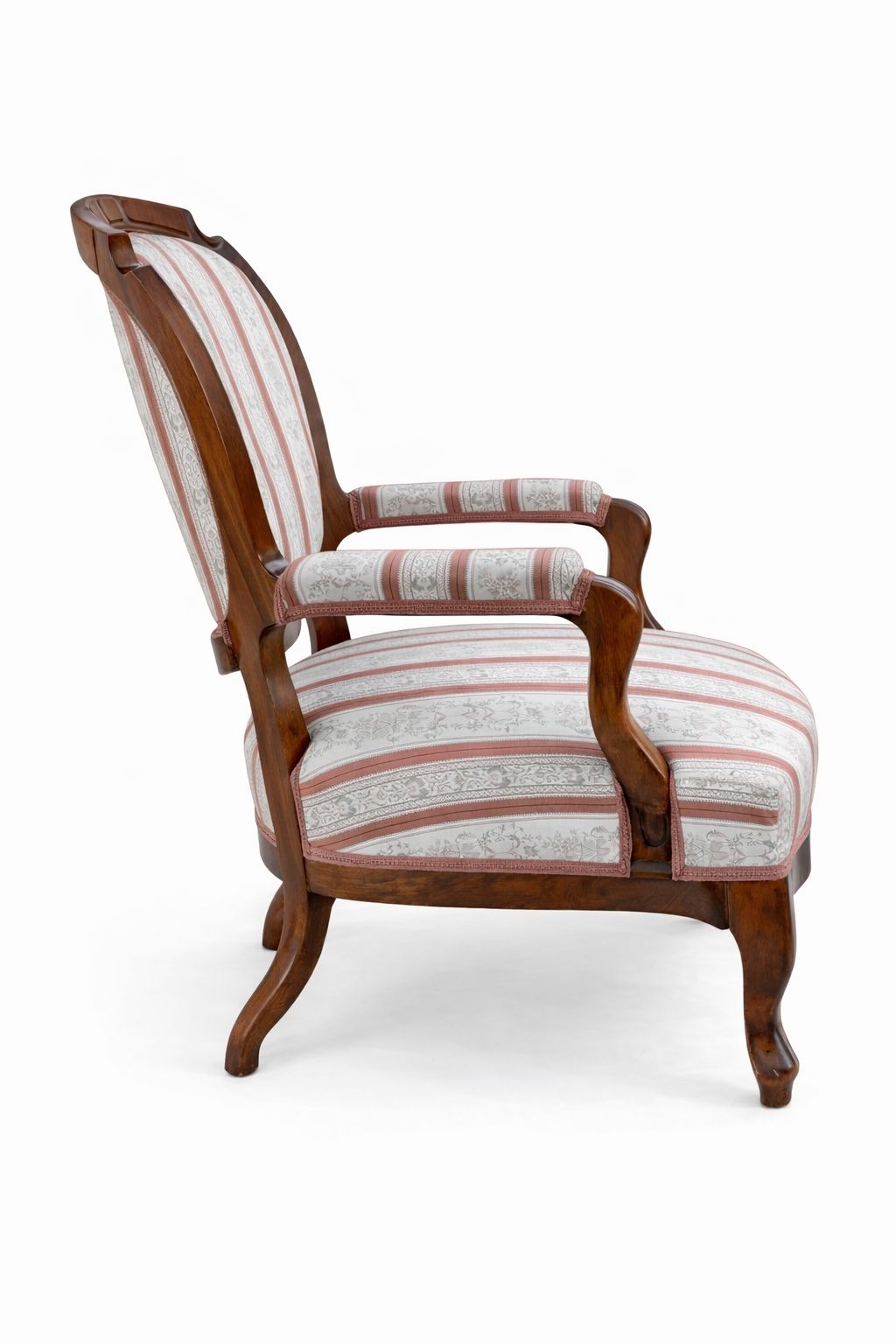 Neo Baroque–Biedermeier Style Armchair – Historicizing Living Room Furniture photo for sale