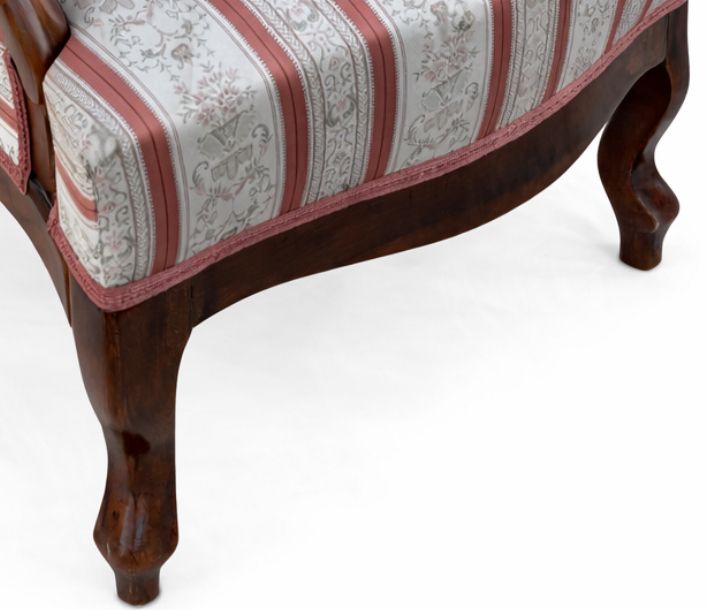 Neo Baroque–Biedermeier Style Armchair – Historicizing Living Room Furniture photo Furniture