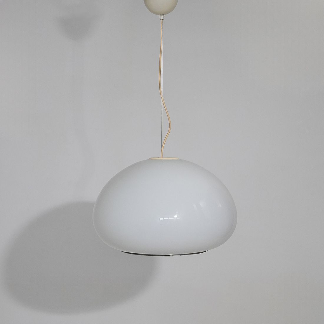 “Black And White” Chandelier By The Castiglioni Brothers For Flos, 1960s photo Lighting