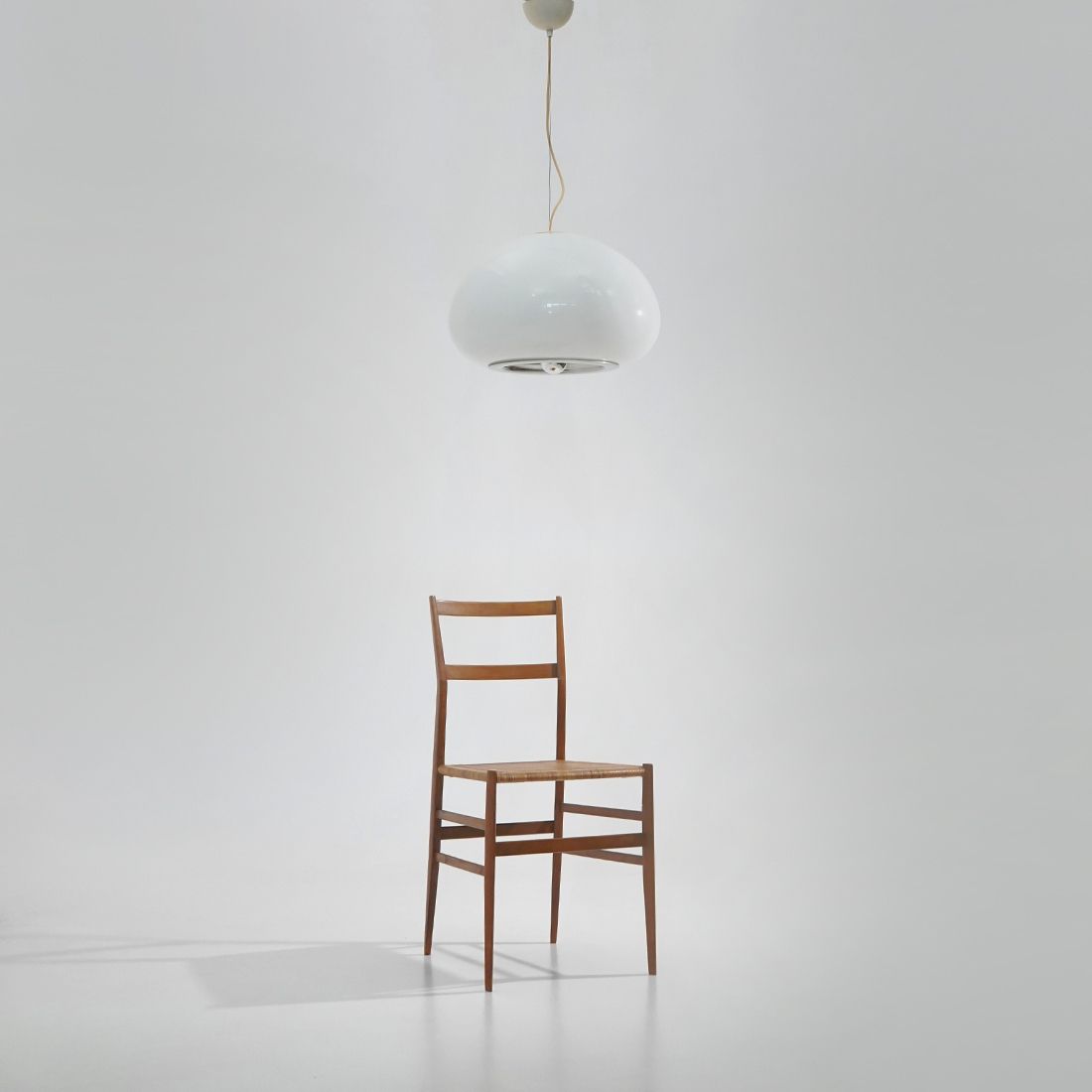 1490.0 “Black And White” Chandelier By The Castiglioni Brothers For Flos, 1960s photo