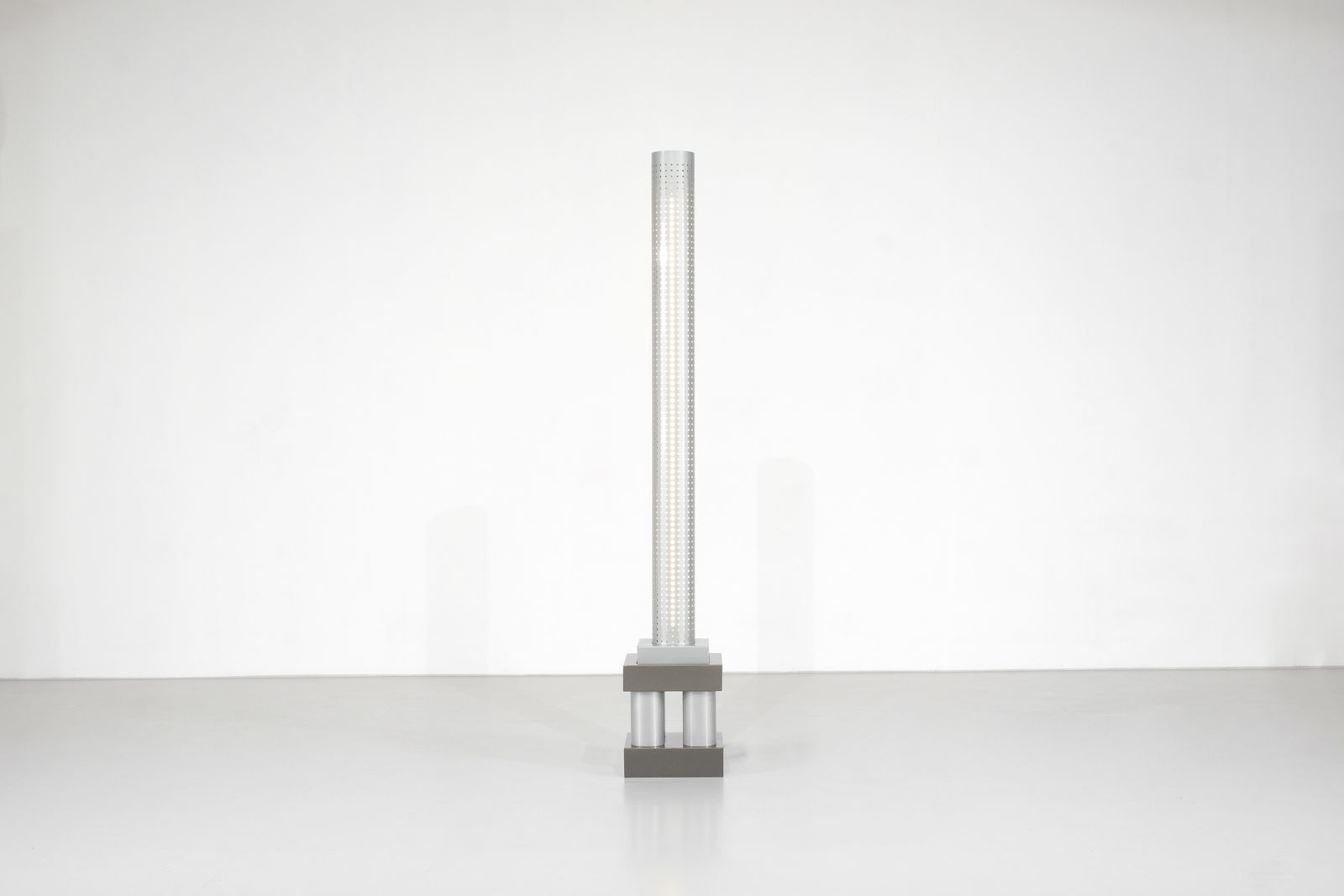 Floor Lamp “ Chicago Tribune ” By Matteo Thun For Bieffeplast, Italy 1985.