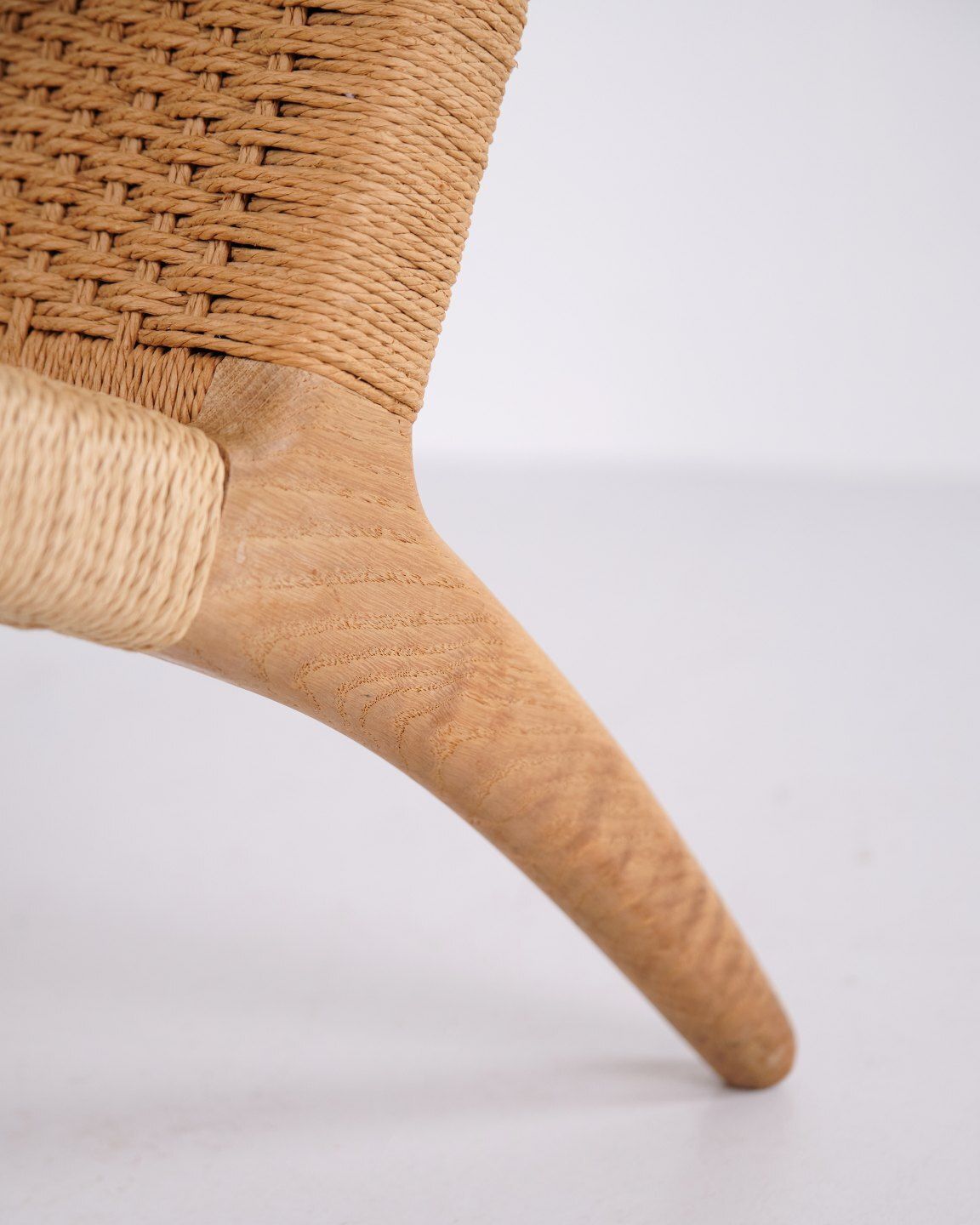 Ch25 Lounge Chair In Patinated Solid Oak And Woven Paper Cord By Hans J. Wegner photo buy