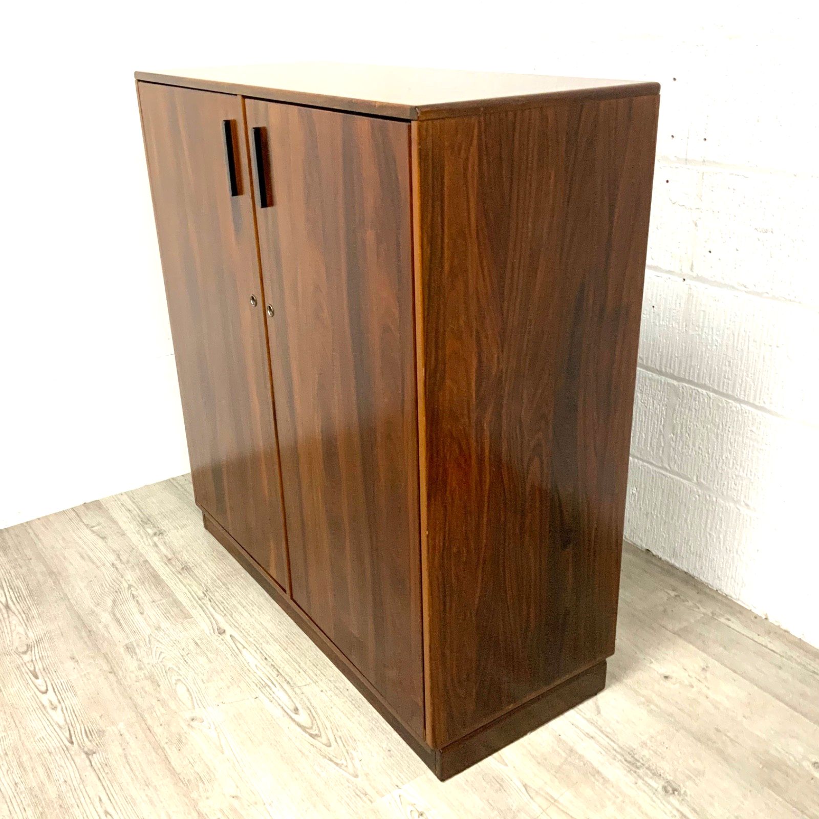 Danish Rosewood Mid Century Sideboard Cabinet By Skovby Denmark 1970s photo vintage