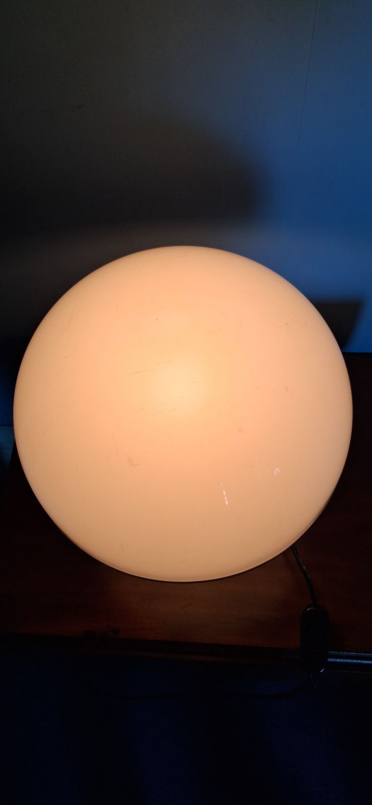 photo for sale Habitat Mushroom Plexiglass Table Lamp 1970's