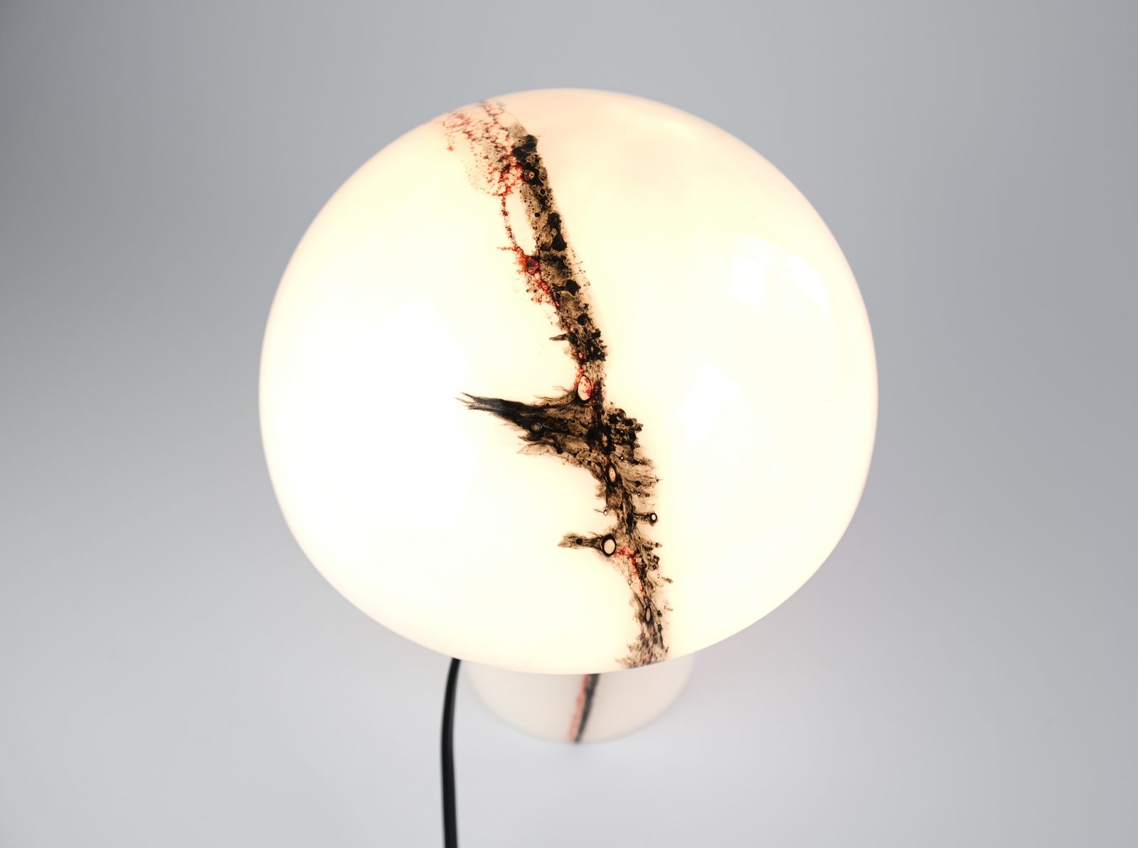 photo furniture Mid Century "Lido" Glass Table Lamp By Peill & Putzler, Germany C.1970s