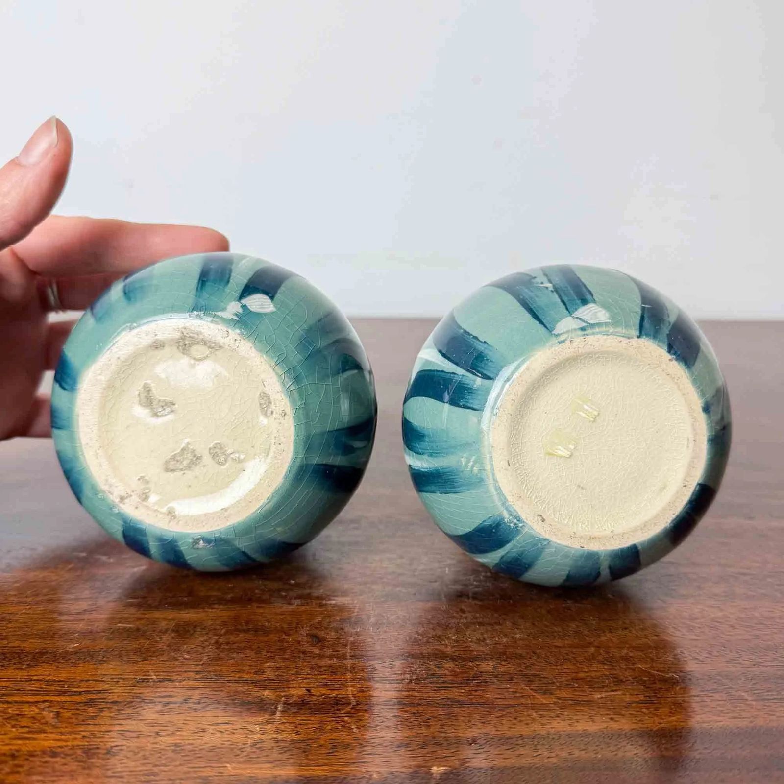 Pair Of Tg Green 'Ivanhoe' Art Nouveau Vases photo vintage