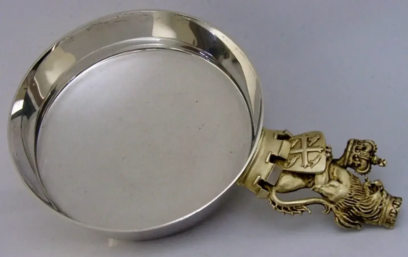 Porringer Aurum en argent sterling anglais, Westminster Abbey, 1977, 263 g