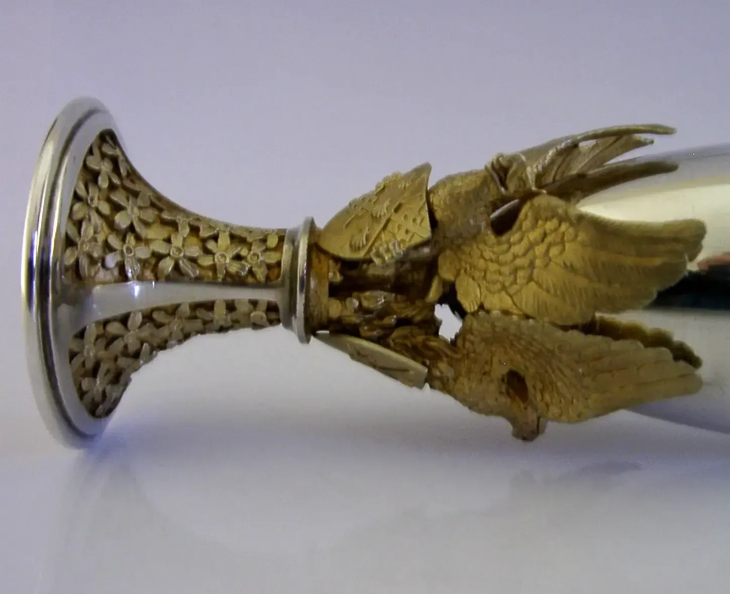 Rare Aurum 376g English Sterling Silver Gilt Goblet Chalice 1981 Royal photo vintage