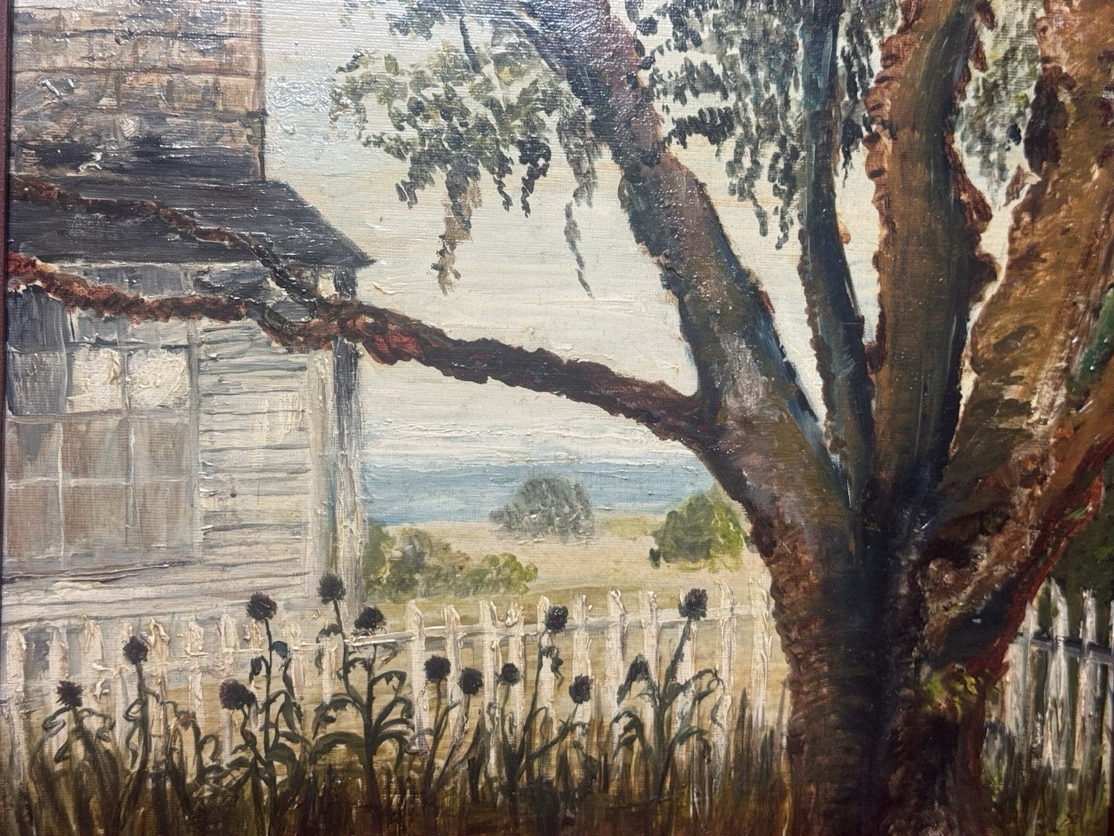 photo for sale Original Homestead In Nantucket Massachusetts Oil Painting On Canvas Signed