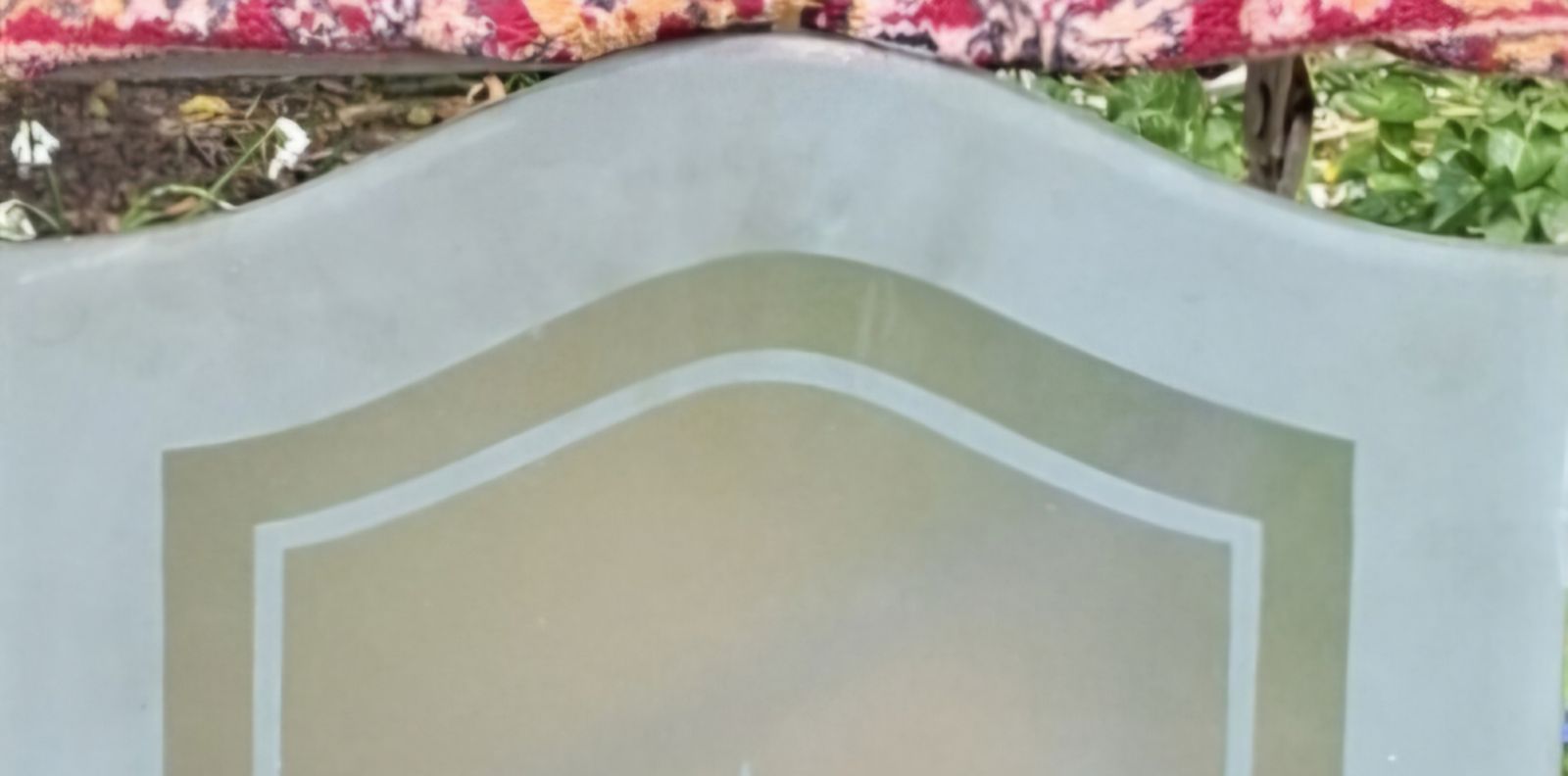 Pair Of French Antique Acid Etched Glass Panels photo Home Fixtures