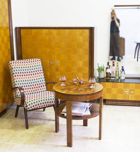 photo for sale Chest Of Drawers By Jindřich Halabala, "Chessboard"