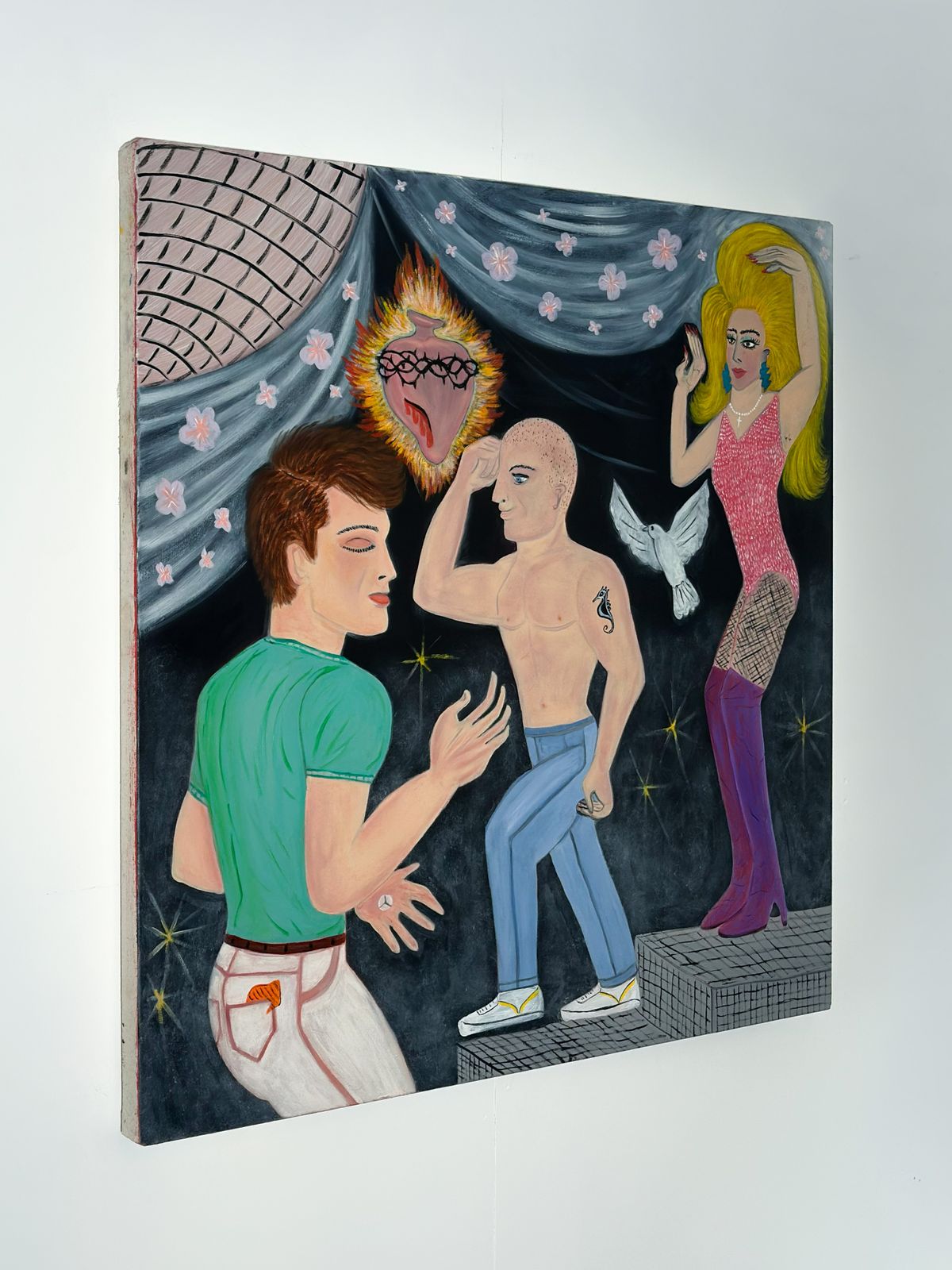 Contemporary Figurative Oil Painting ‘All Muscle’ By Steven E Robertson, Scotland, 2025 photo 2500.0