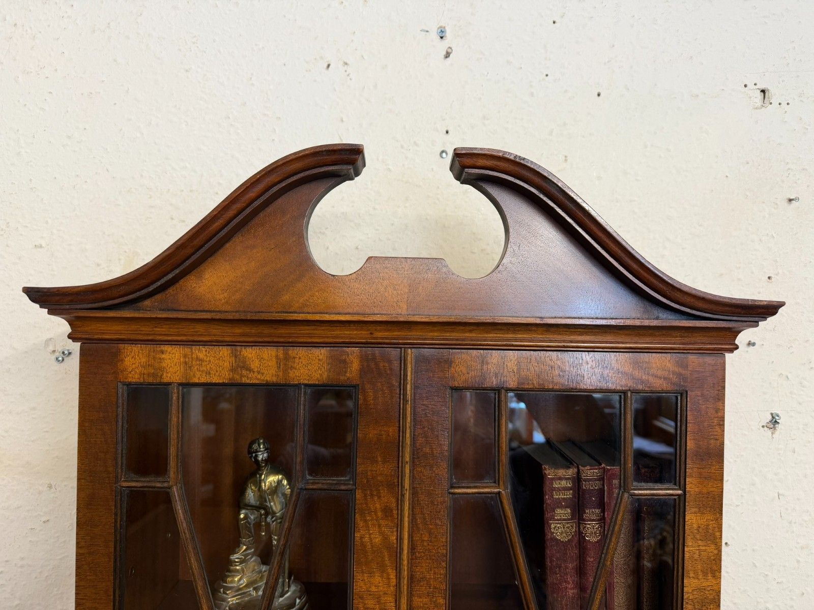 Quality Mahogany Bevan Funnell Neat Size Bureau Bookcase photo vintage