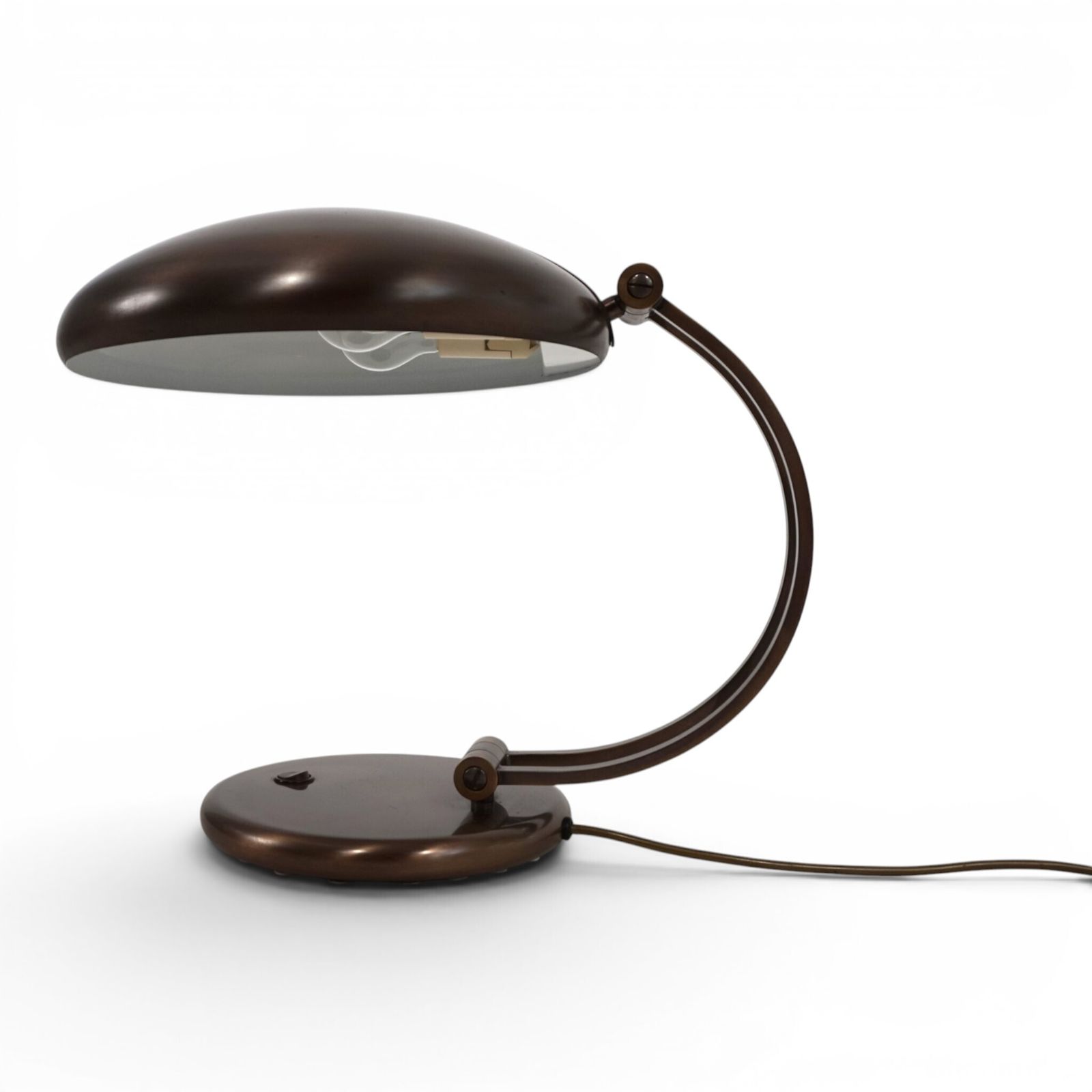 Hillebrand Bronzen Tafellamp van Egon Hillebrand, 1960 photo vintage