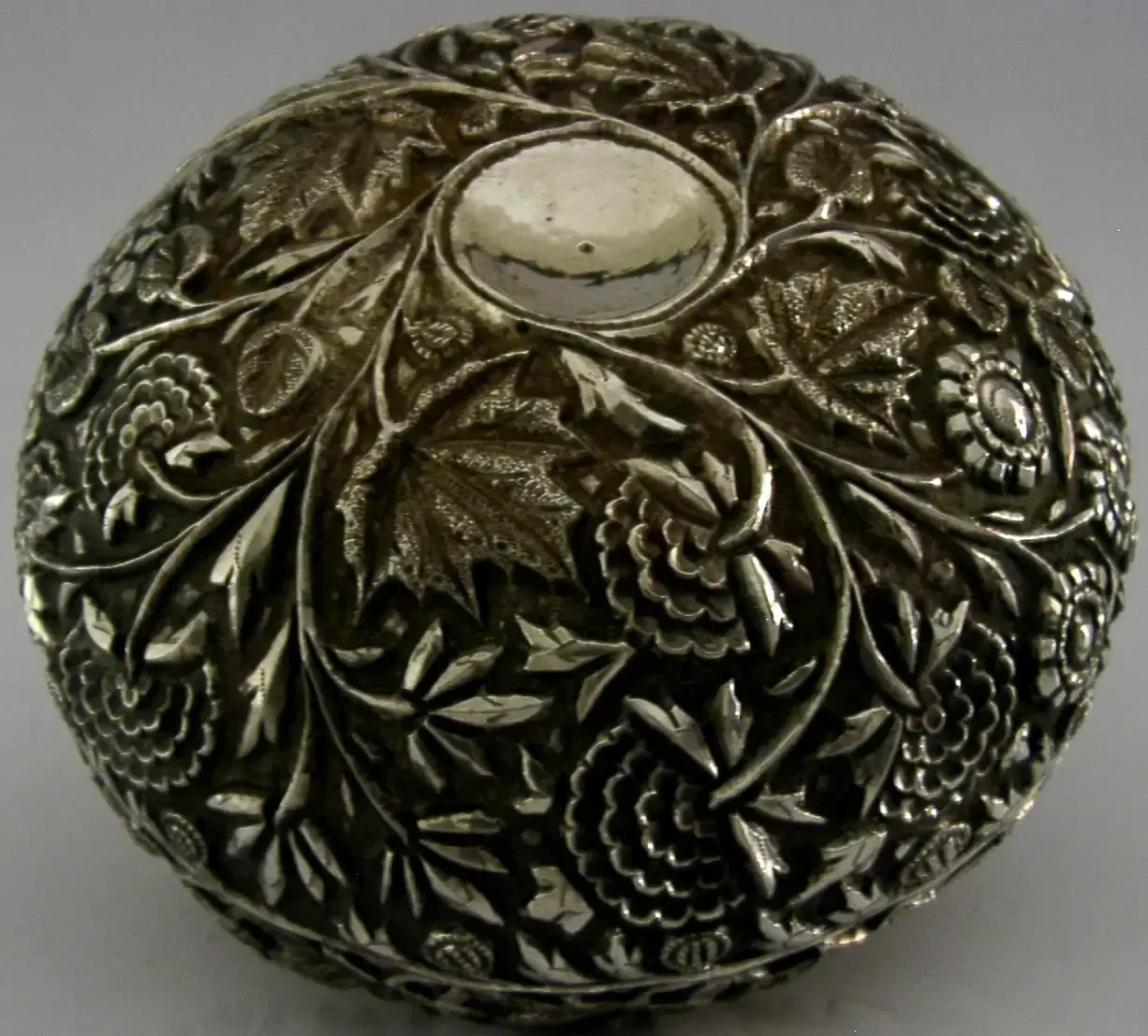 Bol en argent massif Anglo-Indien, 140 g, d'époque, vers 1900 photo Décoration