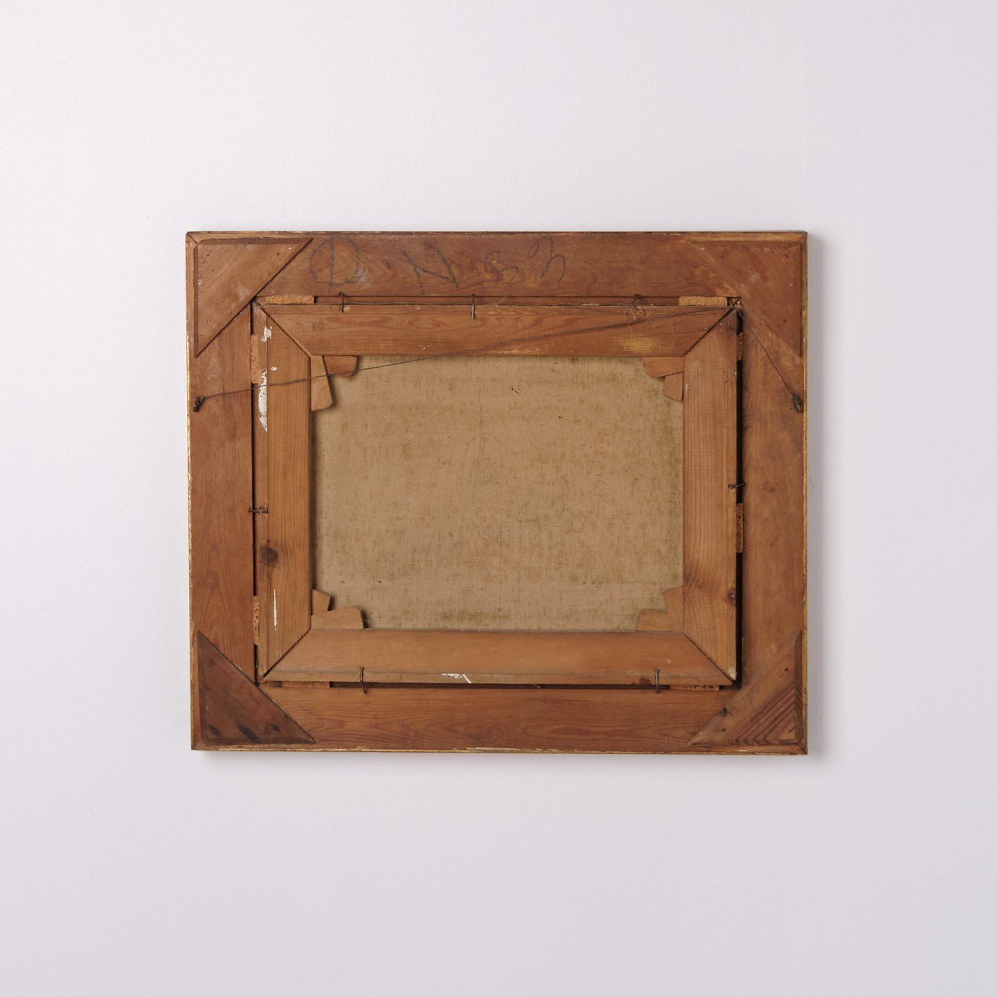 Marine Painting With Sailing Ship In Gilt Frame From The 1890s photo vinterior
