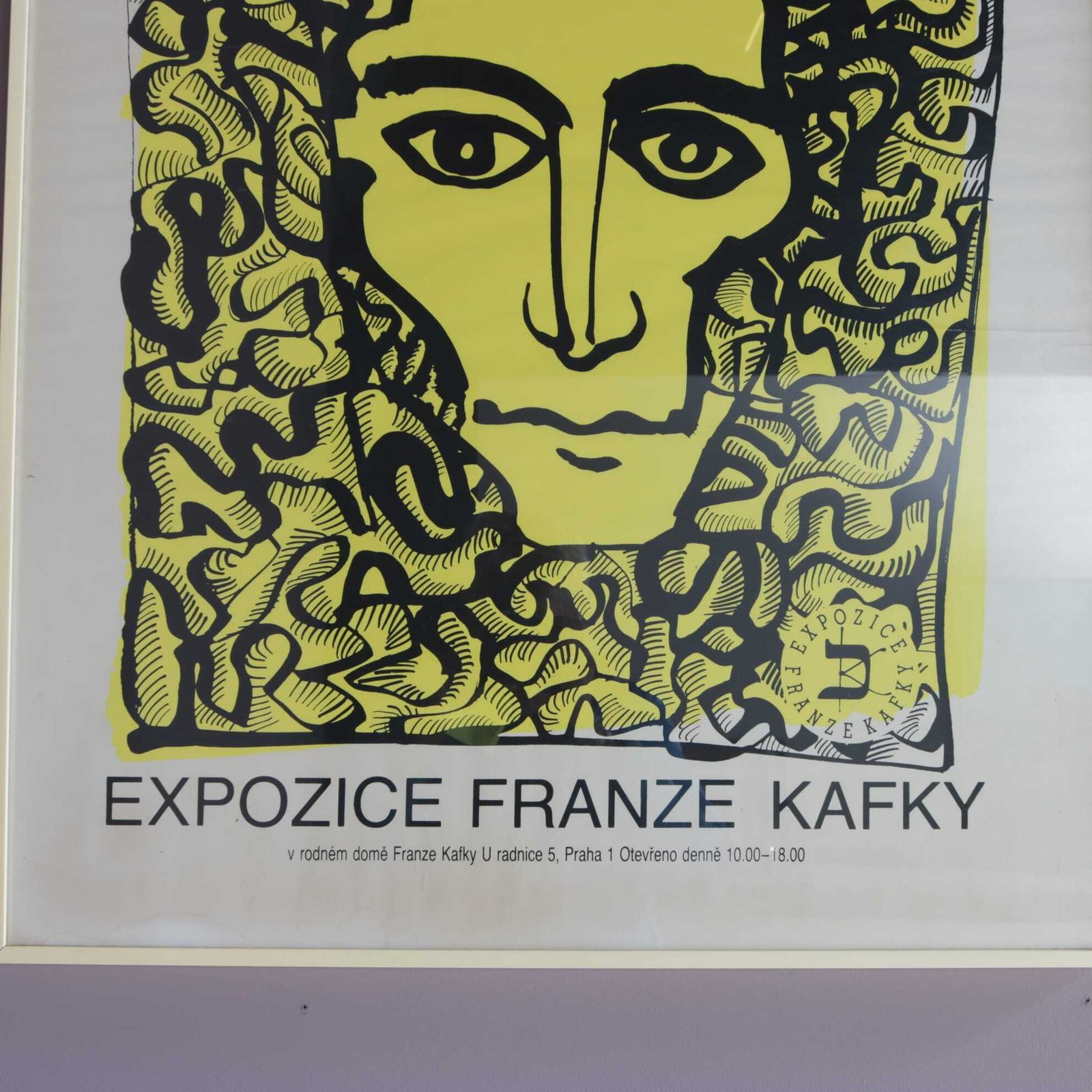 1950s Kafka Exhibition Poster By Josef Flejšar From Czech photo furniture