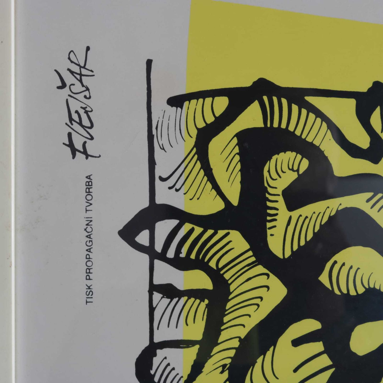 1950s Kafka Exhibition Poster By Josef Flejšar From Czech photo for sale
