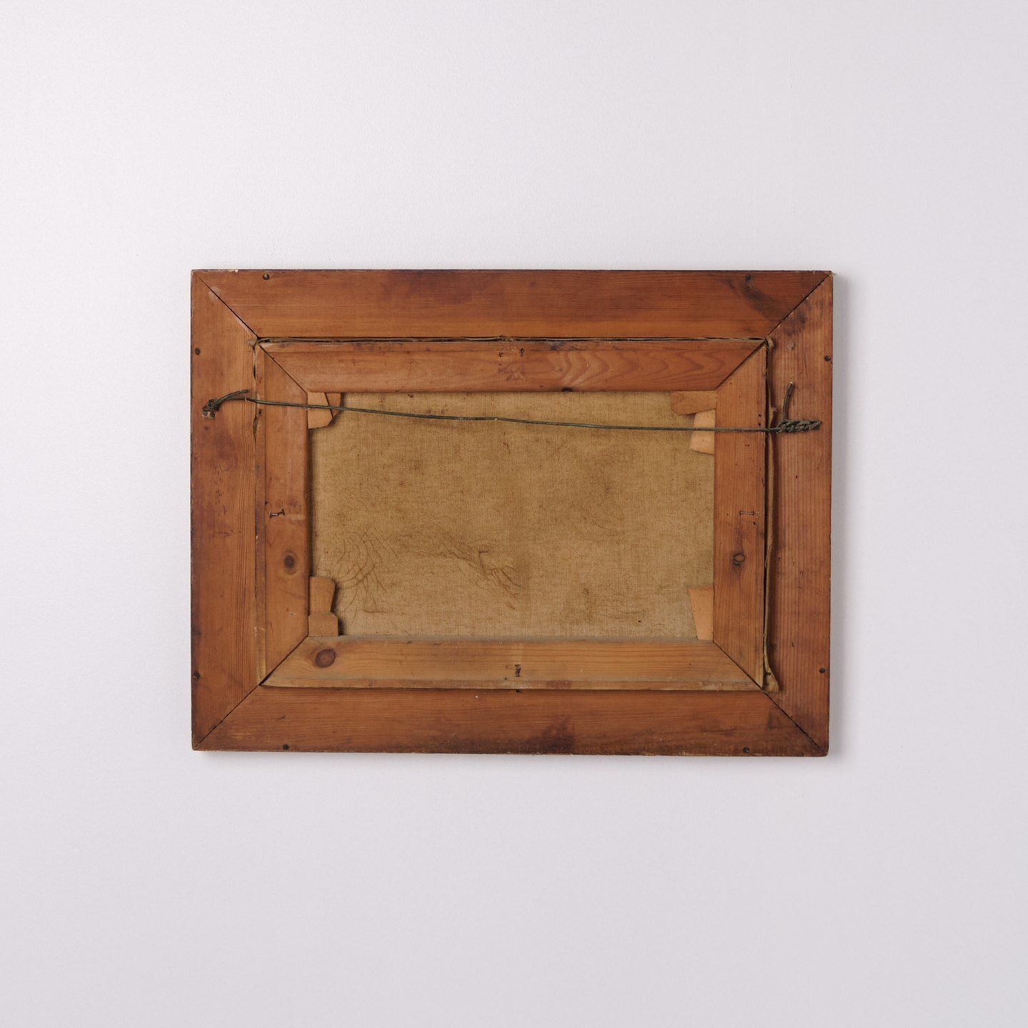 Marine Painting With Three Sailing Ships Near Kronborg Castle In Gilt Frame From The 1890s photo vinterior