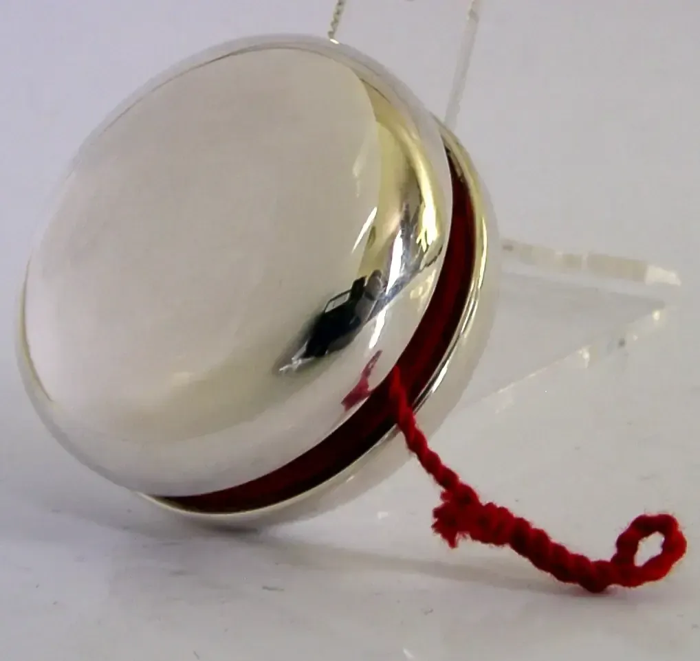 Boxed Pampaloni Italian Sterling Silver Yoyo Toy 2001 Mint photo furniture