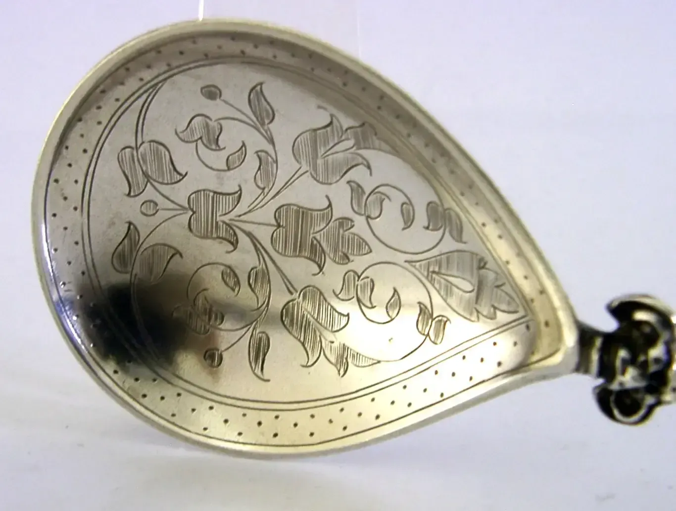 Marius Hammer Norwegian Antique Silver 830s Baptism Spoon C1900 Norway 44g photo vinterior