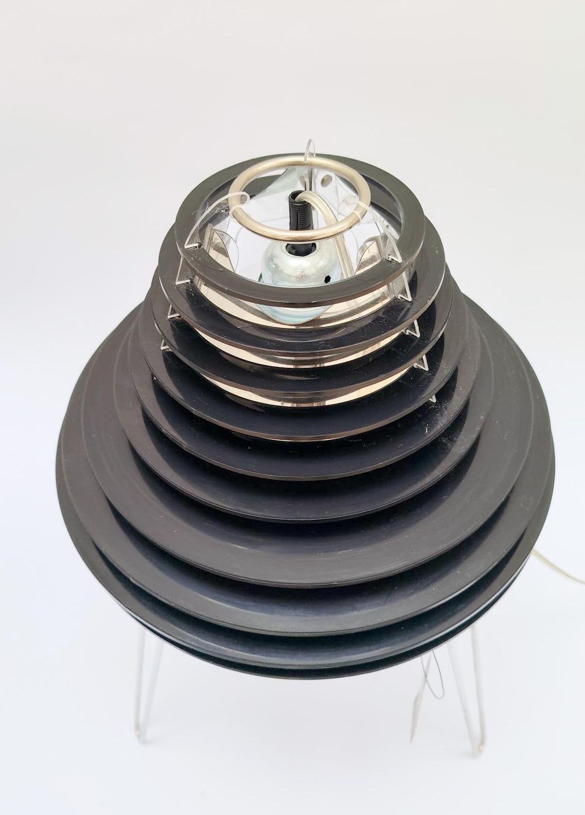 Slamp Spotlight Table Lamp, Designed By Nigel Coates, Vintage Ufo, Space Age Inspired, 38 Cm photo for sale