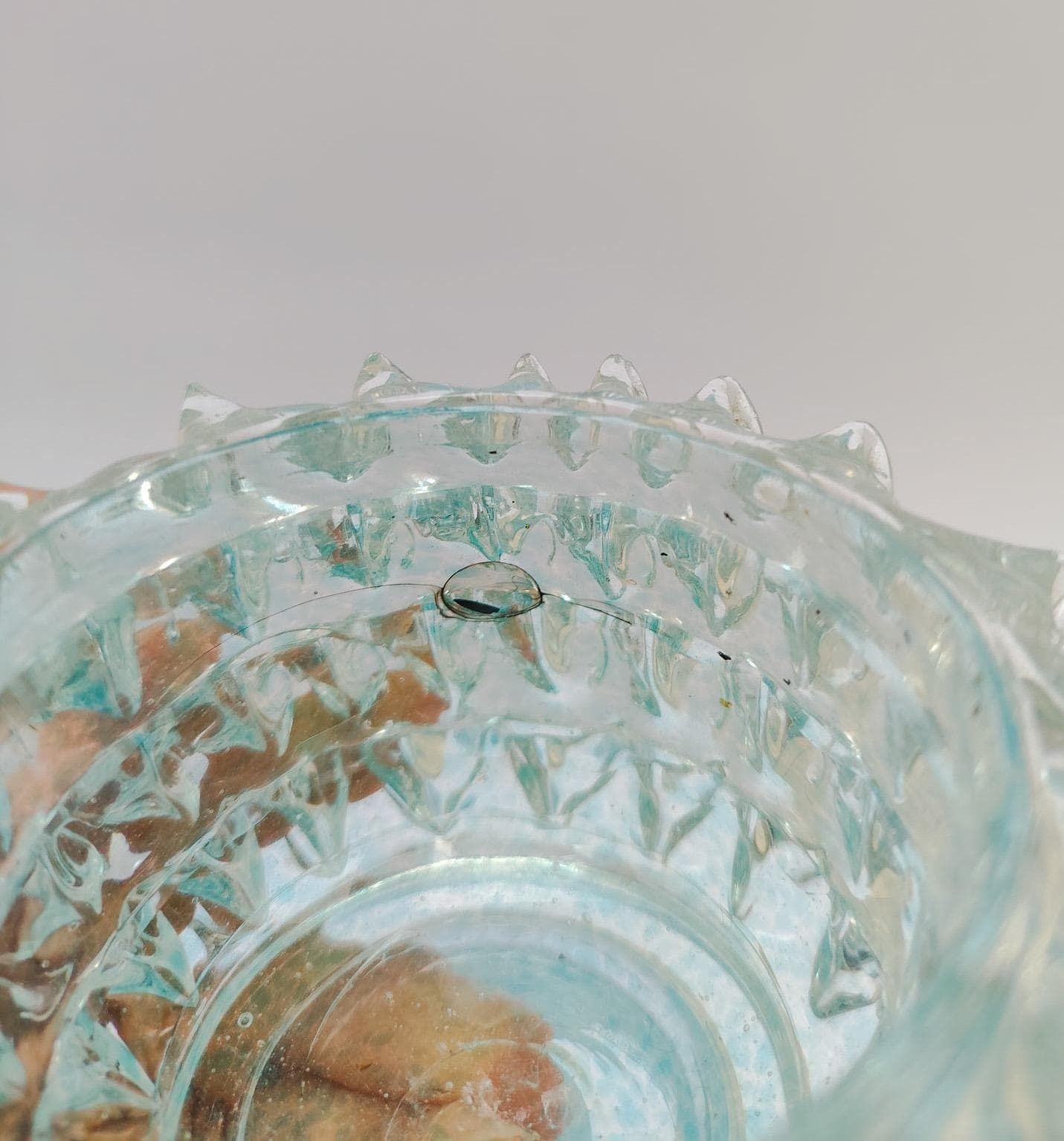 Set Of 3 Murano Glass Perfume Jars, Acquamarina Rostrato, Barovier And Toso, 1950s Vintage Design photo Home Decor