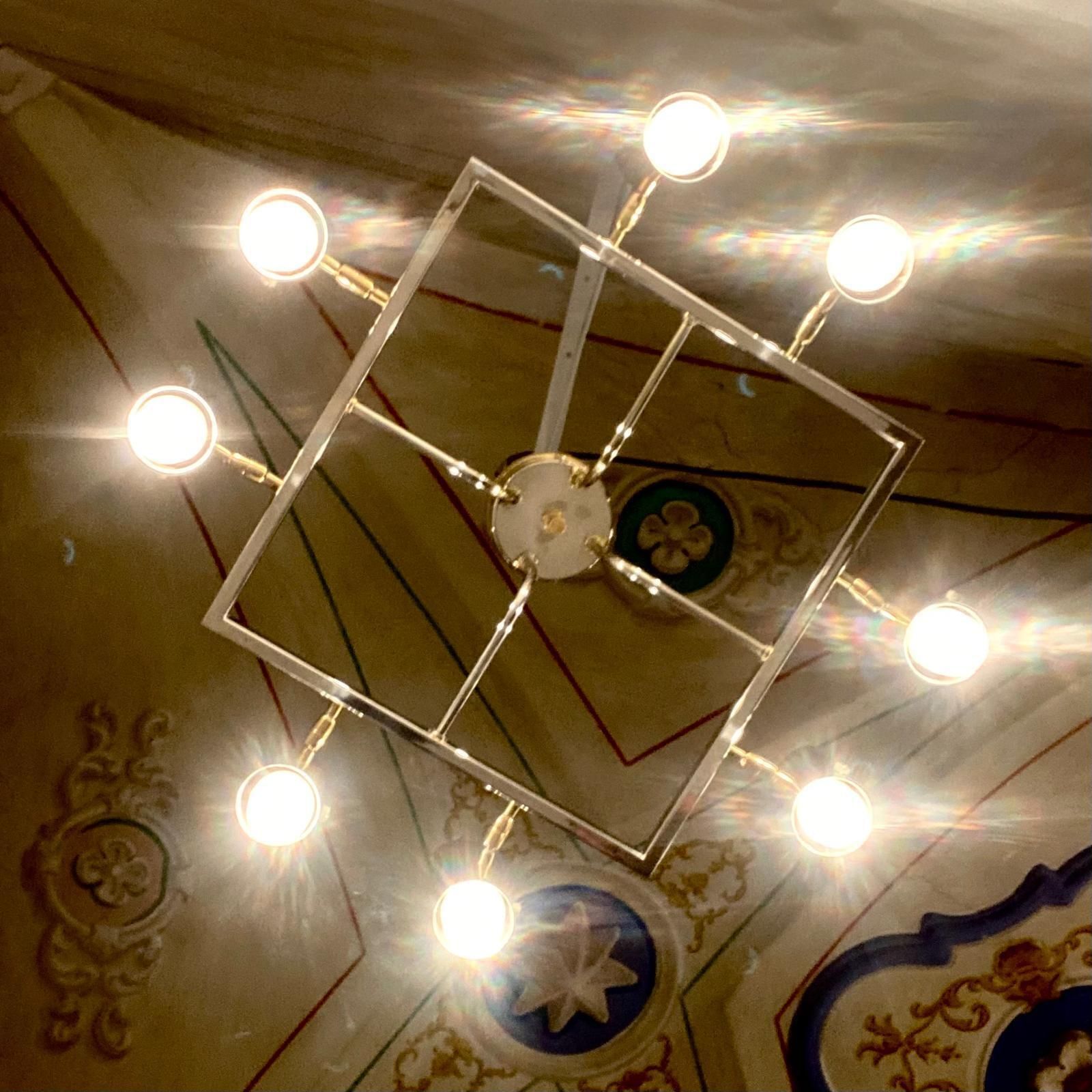 Space Age Multi Lights Ceiling Lamp In The Style Of Stilnovo, Italy 1970's photo Lighting