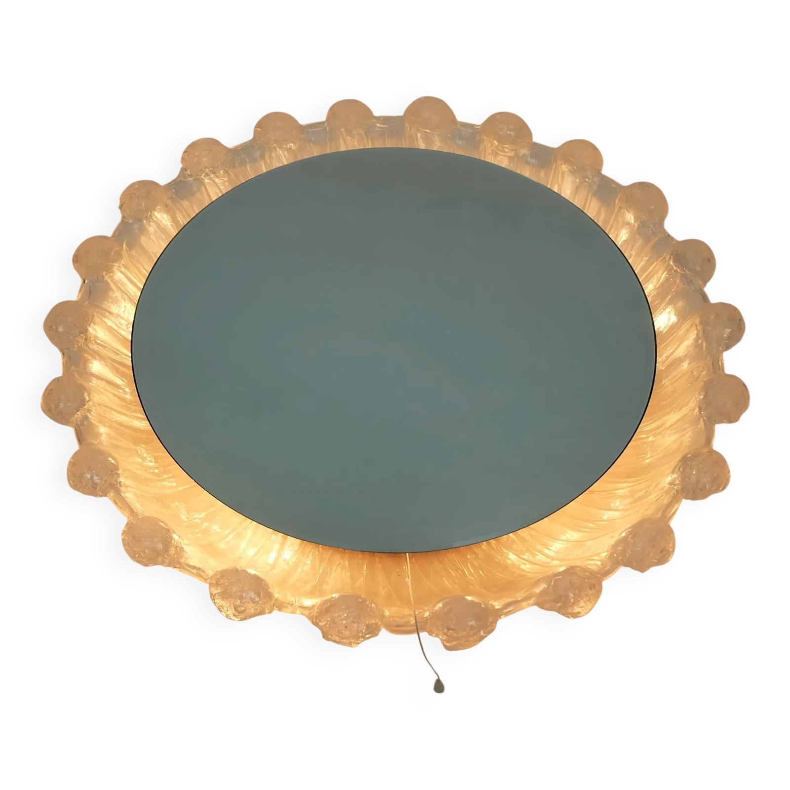 Backlit Mirror By Schöninger, Acrylic Frame, Frosted Glass, 1960s 1970s Decor photo furniture