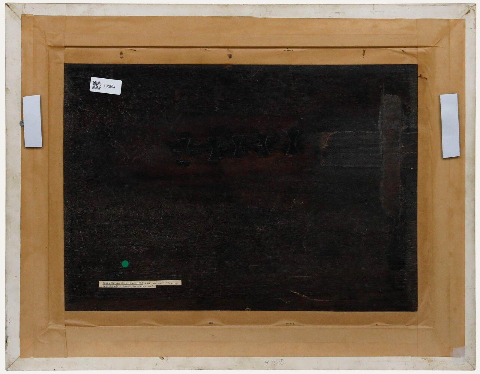 Attrib. James Wilson Carmichael (1800 1868) Framed Oil, Vessels Off A Coast photo Art