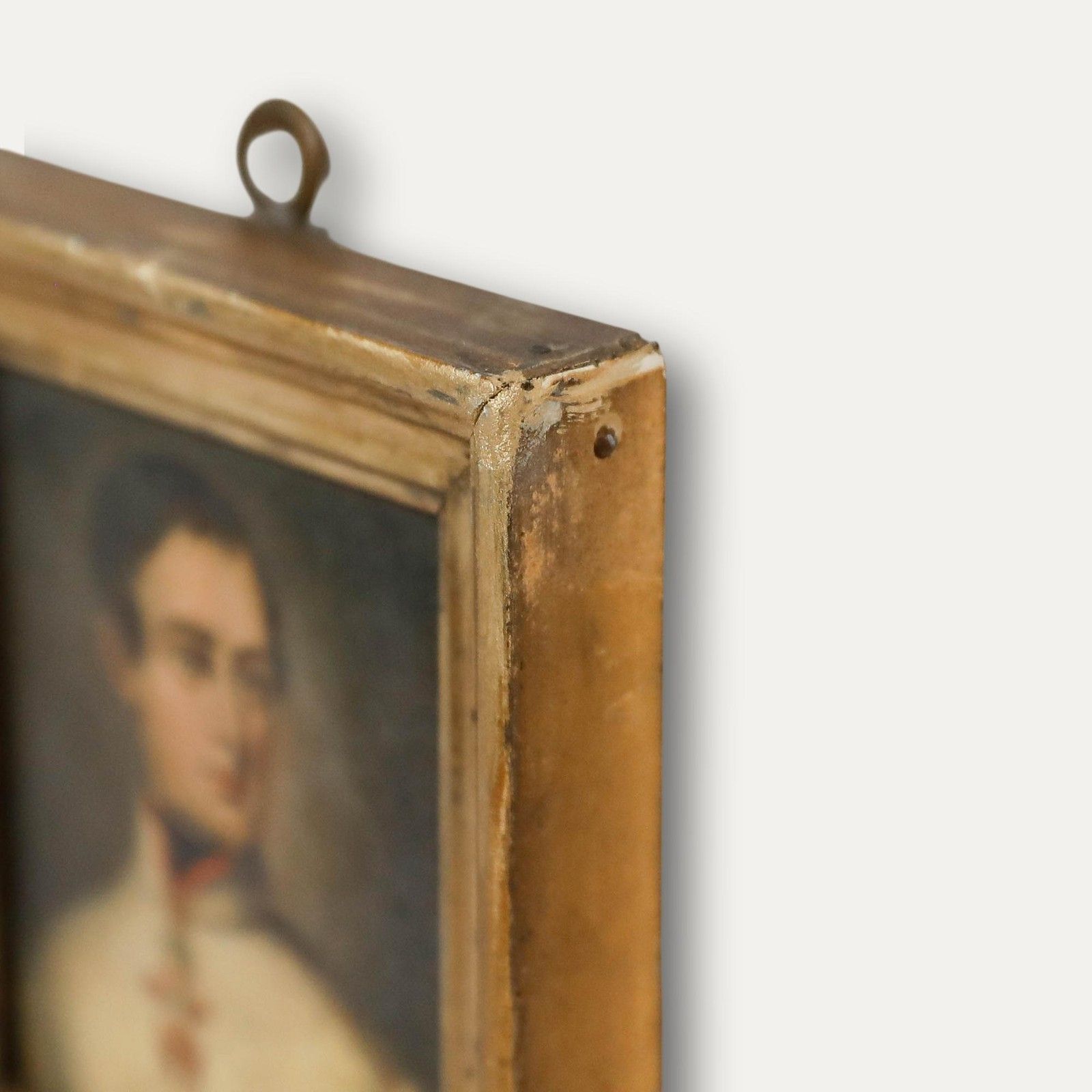 German School Miniature 19th Century Oil, Emperor Franz Joseph I photo buy