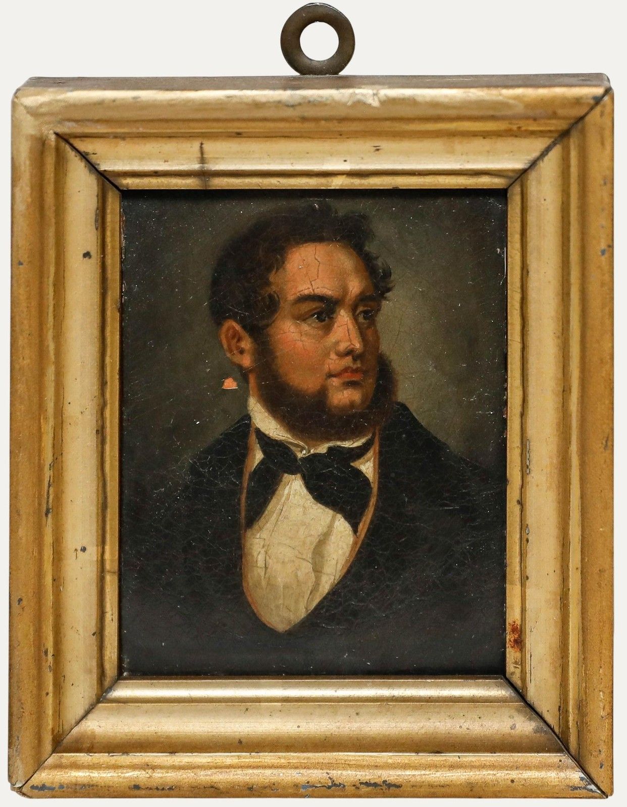 German School Miniature 19th Century Oil, Franz Heinrich Zitz