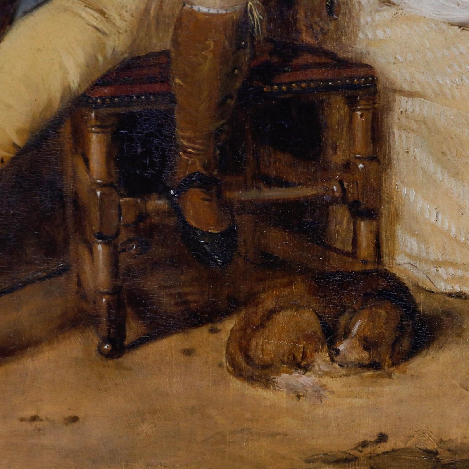 Follower Of David Wilkie (1785 1841) 19th Century Oil, The Wedding Eve photo Art