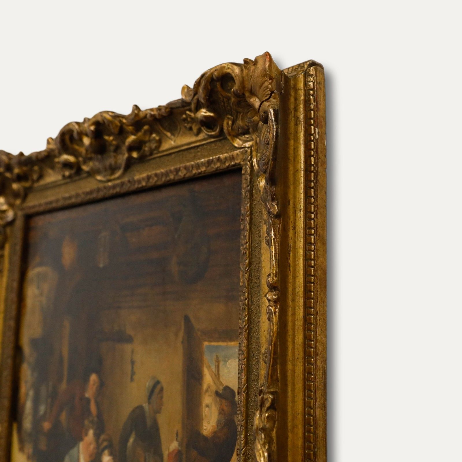 Follower Of David Wilkie (1785 1841) 19th Century Oil, The Wedding Eve photo vintage