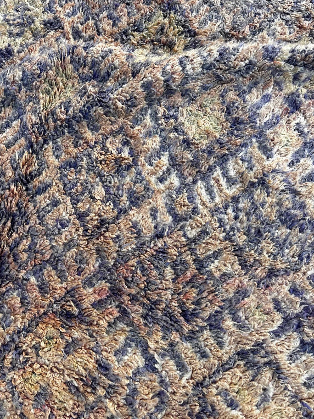 Large Vintage Moroccan Talsint Rug 200x380 Cm – Handmade Berber Wool Rug – Rare Tribal Area Rug – Authentic Moroccan Carpet photo vintage