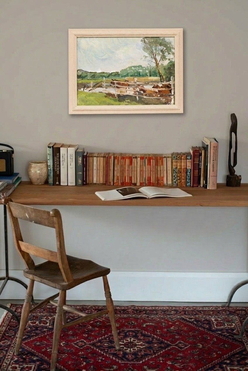 Ludmila Zakharova (B.1951) Framed Oil, Summer Landscape With Horses photo for sale