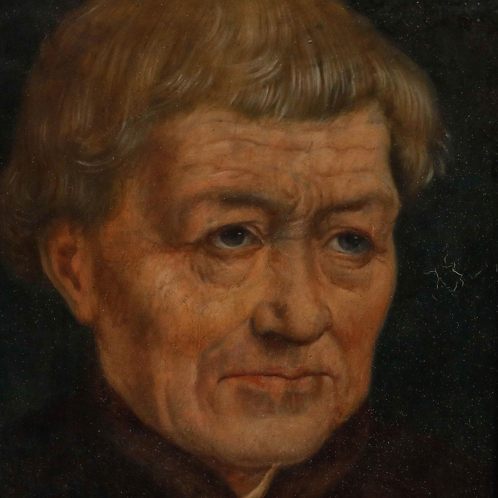 After Hans Memling (1430 1494) 19th Century Oil, Portrait Of An Old Man photo 850.0