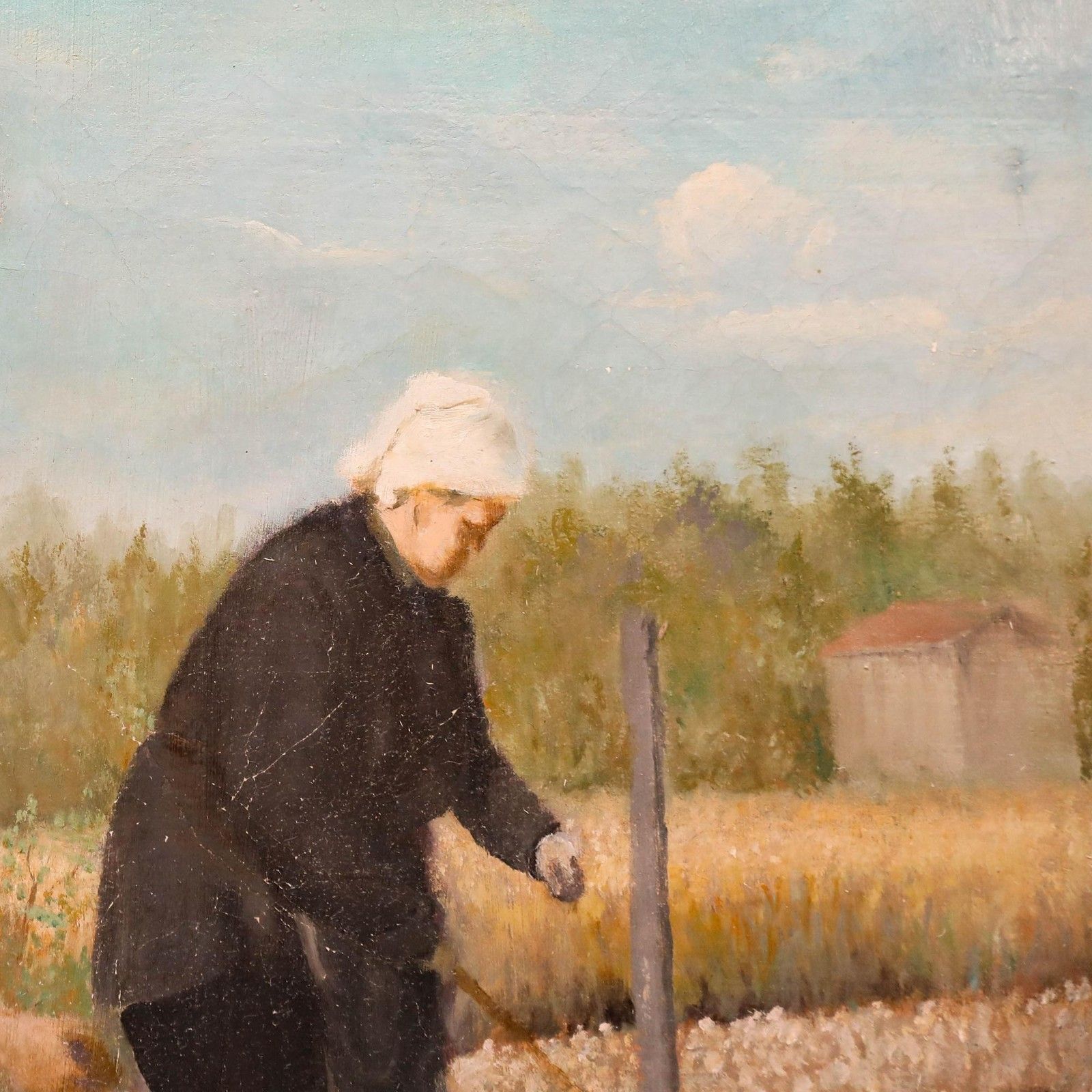Karl Wilhelm Jacob (1887 1978) 1944 Oil, The Harvest photo 450.0