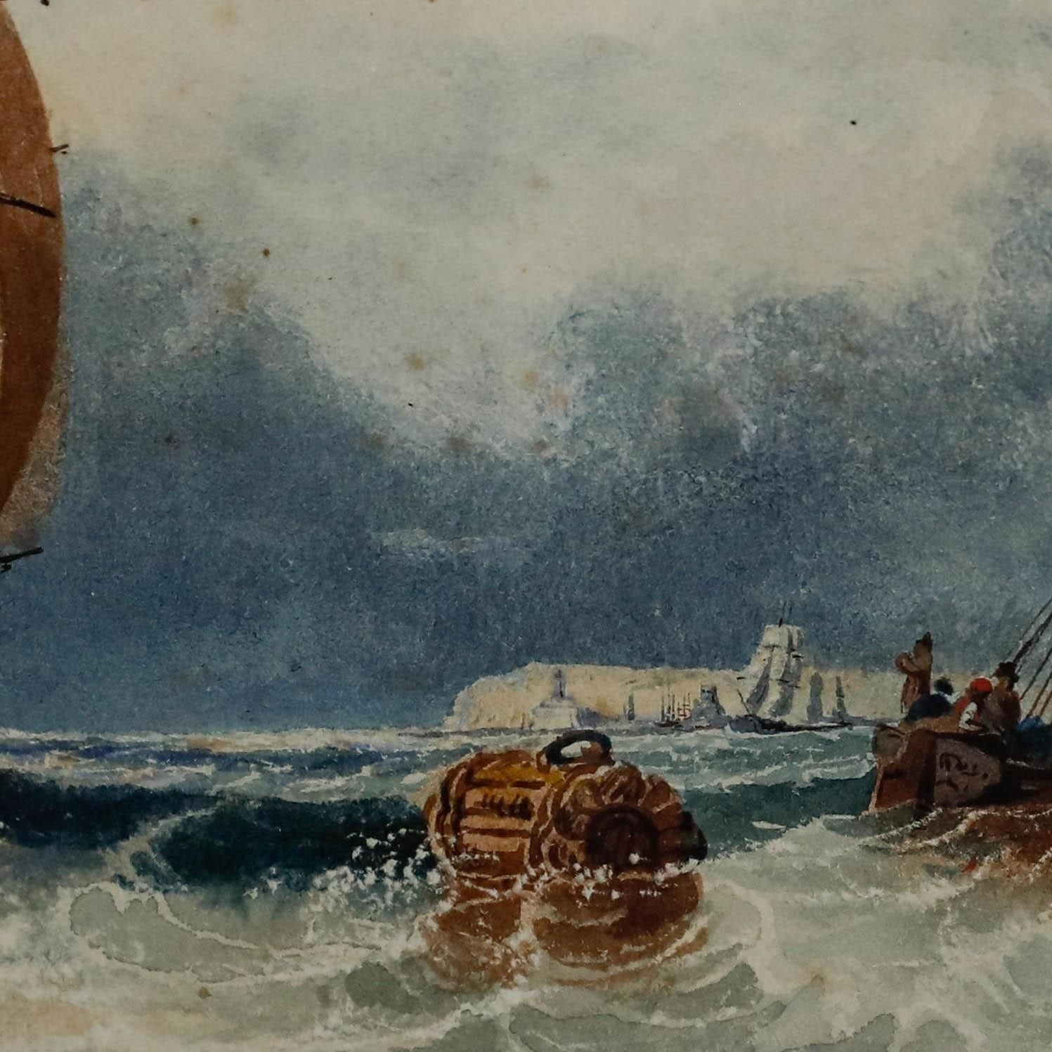 Early 19th Century Watercolour The French Approach photo buy
