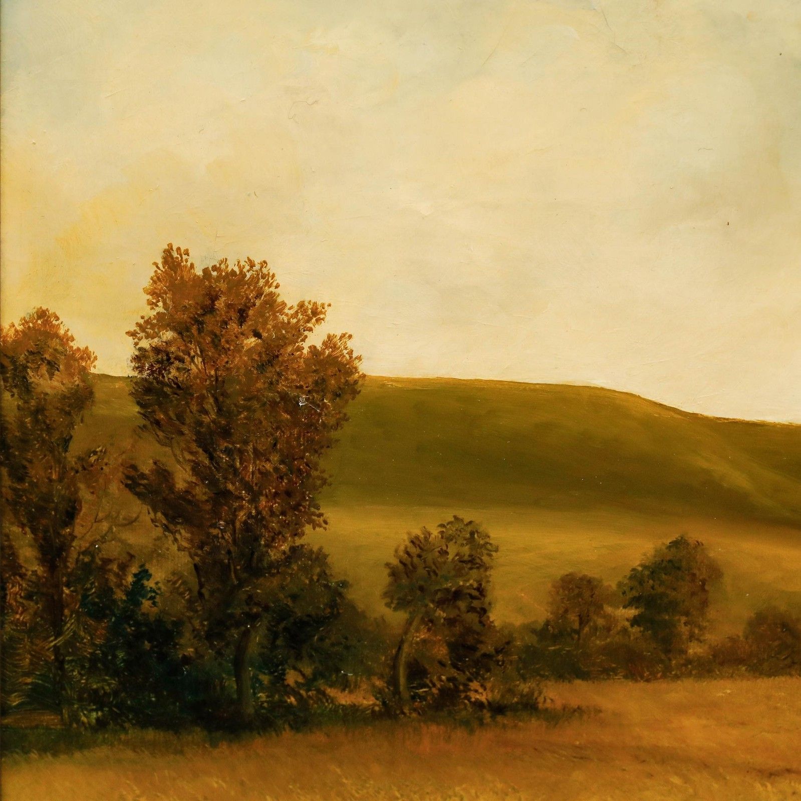 Early 20th Century Oil The Wheat Field photo vinterior